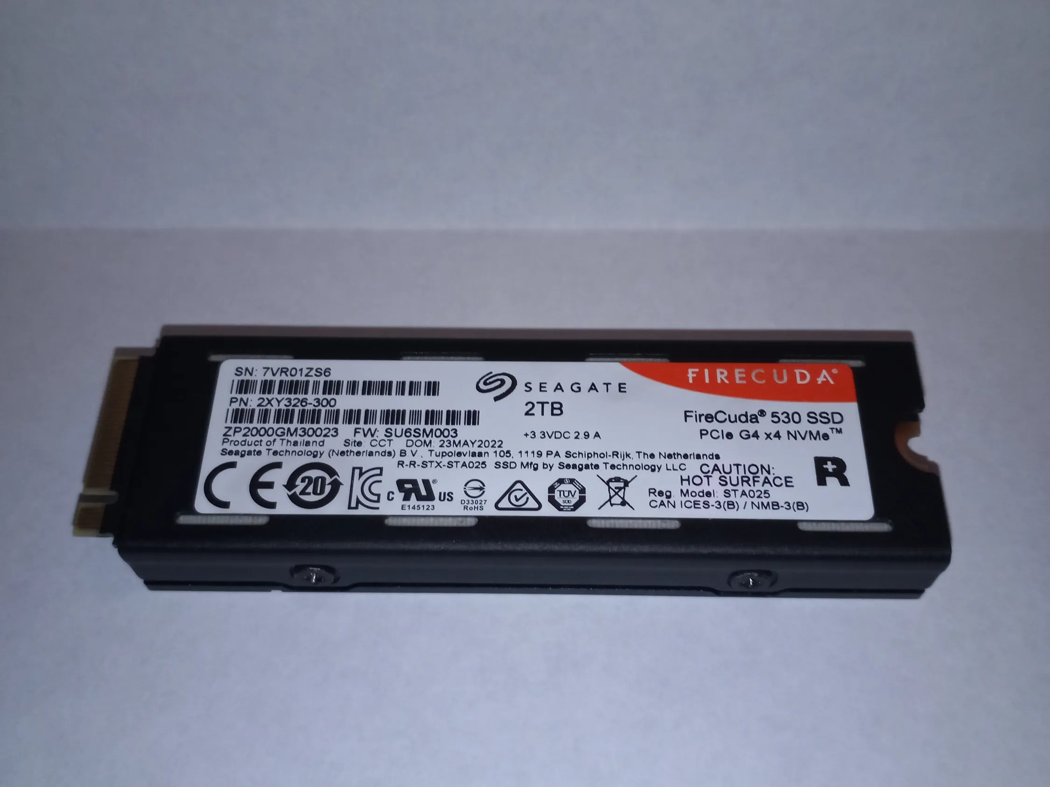 2TB Seagate Firecuda 530 NVMe SSD Gen 4 w/Heatsink