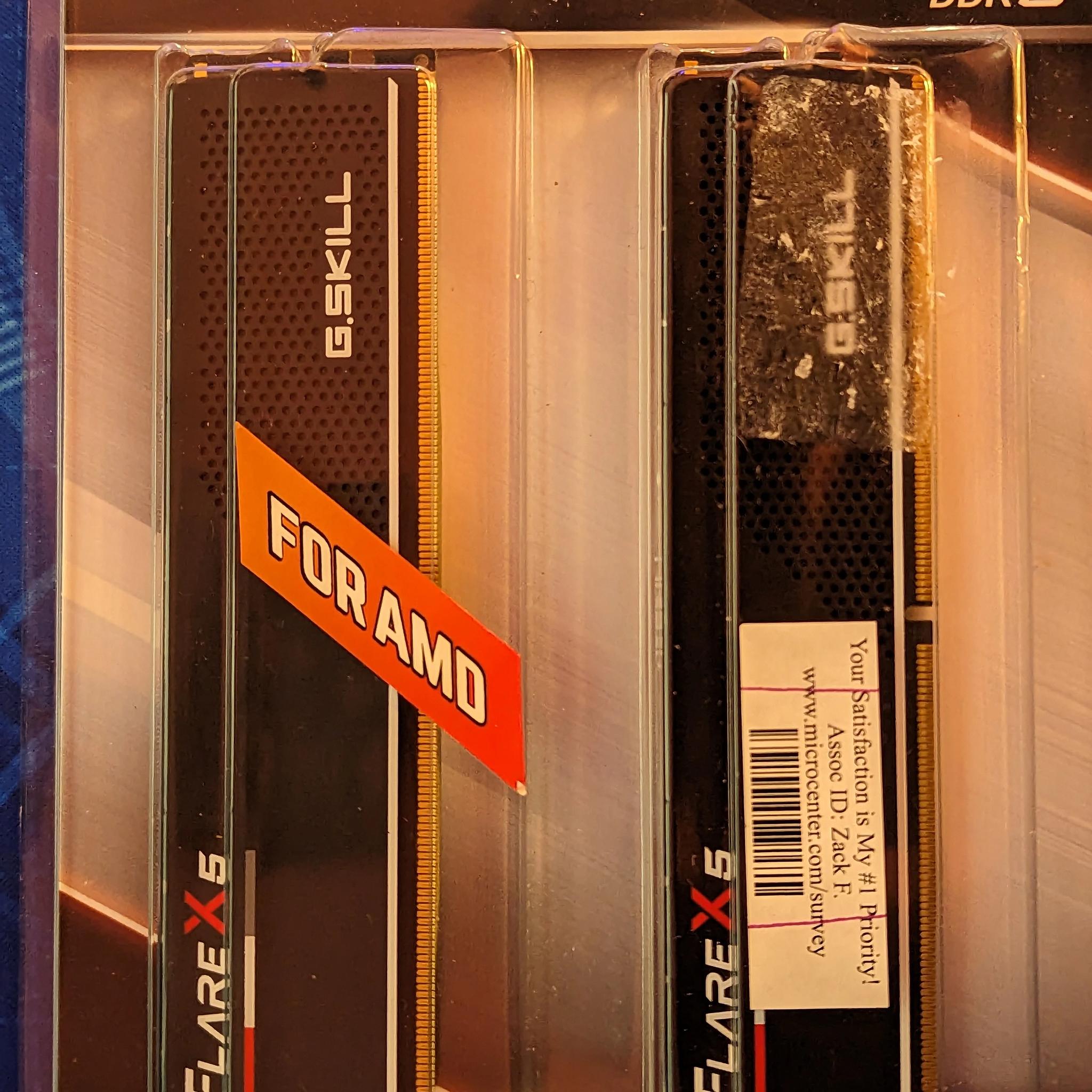 32GB AMD Expo DDR5 6000 desktop memory