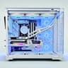 White RX 9070 XT Ryzen 7 7700X 32GB DDR5 2TB M.2 Win 11 Pro Gaming PC