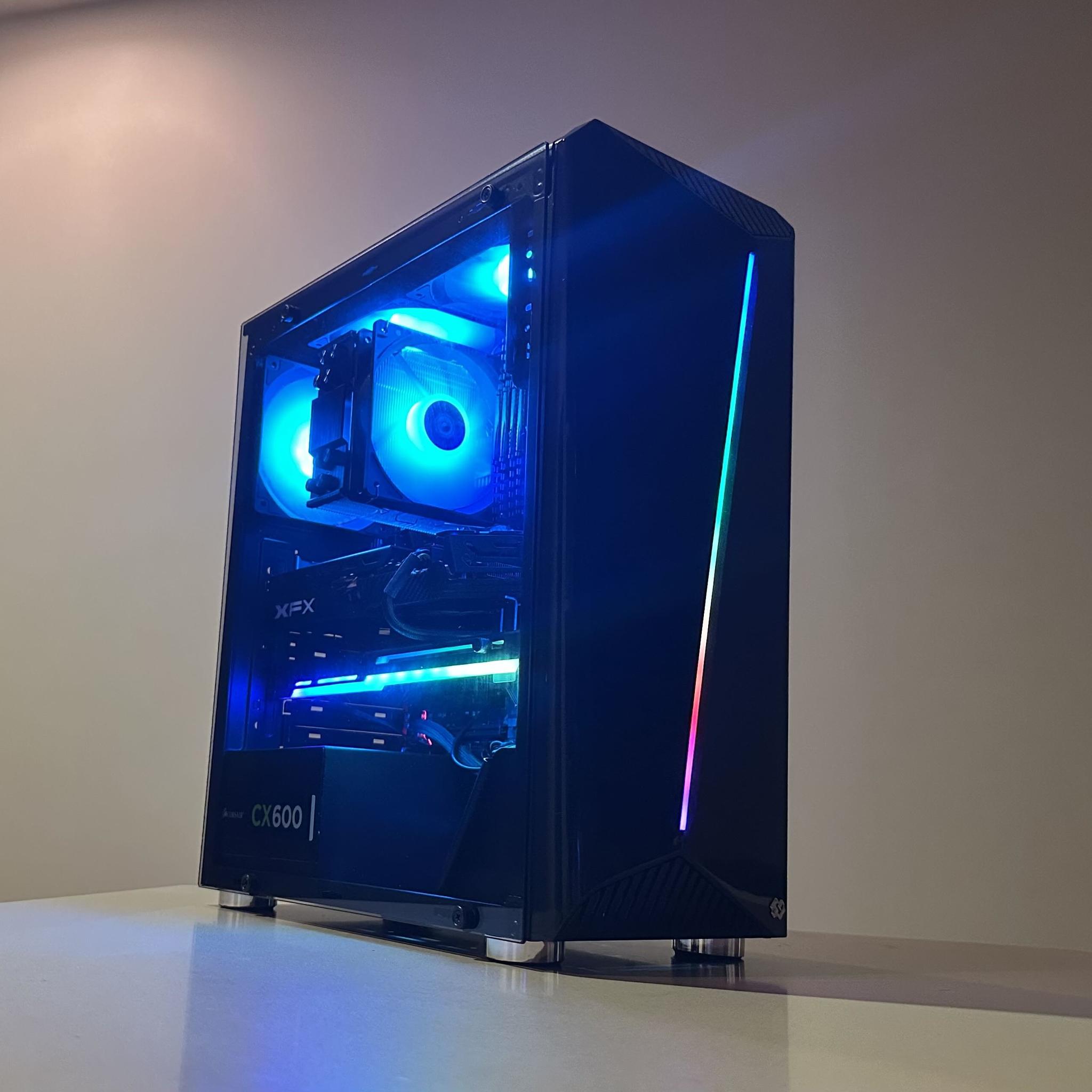 Starter Gaming PC – Intel Core i7-4770K | XFX AMD Radeon RX 580 | 32GB RAM | 1TB SSD | Win10