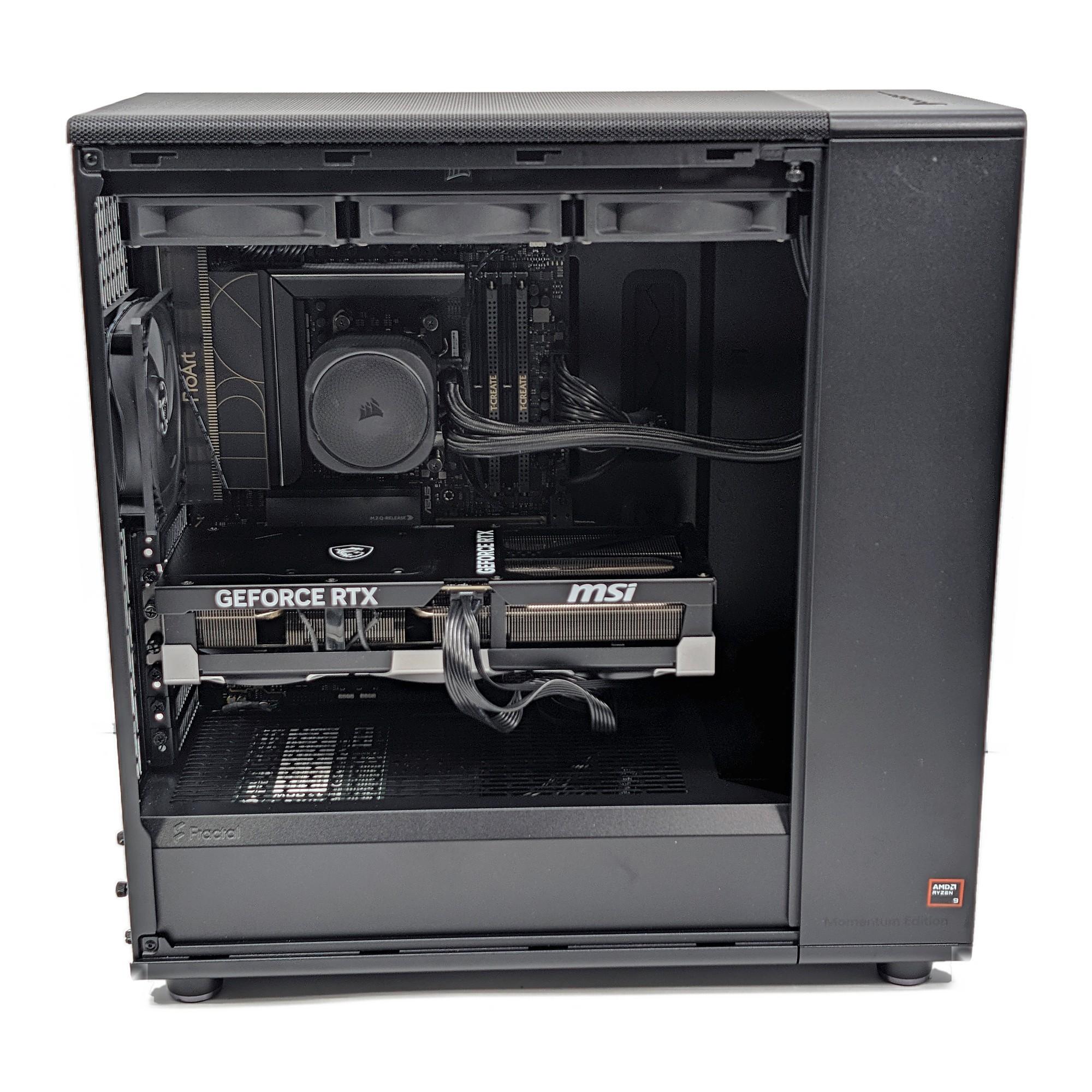 PowerSpec AI90 (Upgraded) – Ryzen 9 9950X3D-RTX 5090-64GB DDR5-2TB NVMe-ASUS ProArt X870E-1700W PSU