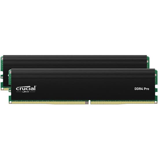 Crucial Pro 32GB (2x16GB) DDR4-3200 CL22 Desktop RAM Kit