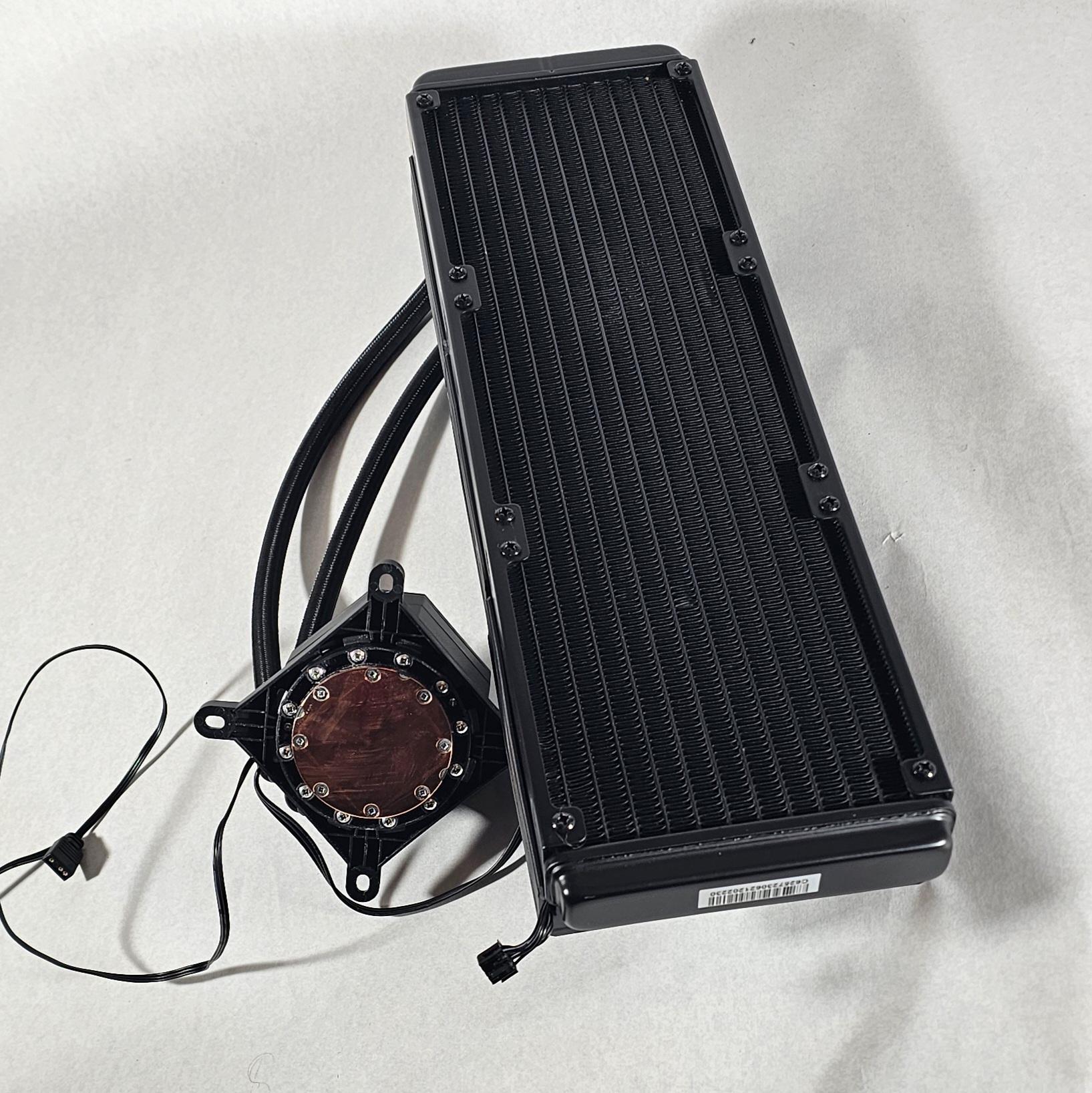 360mm Lian LI AIO RGB CPU Liquid Cooler for AMD AM4 - 2 RGB Controllers included