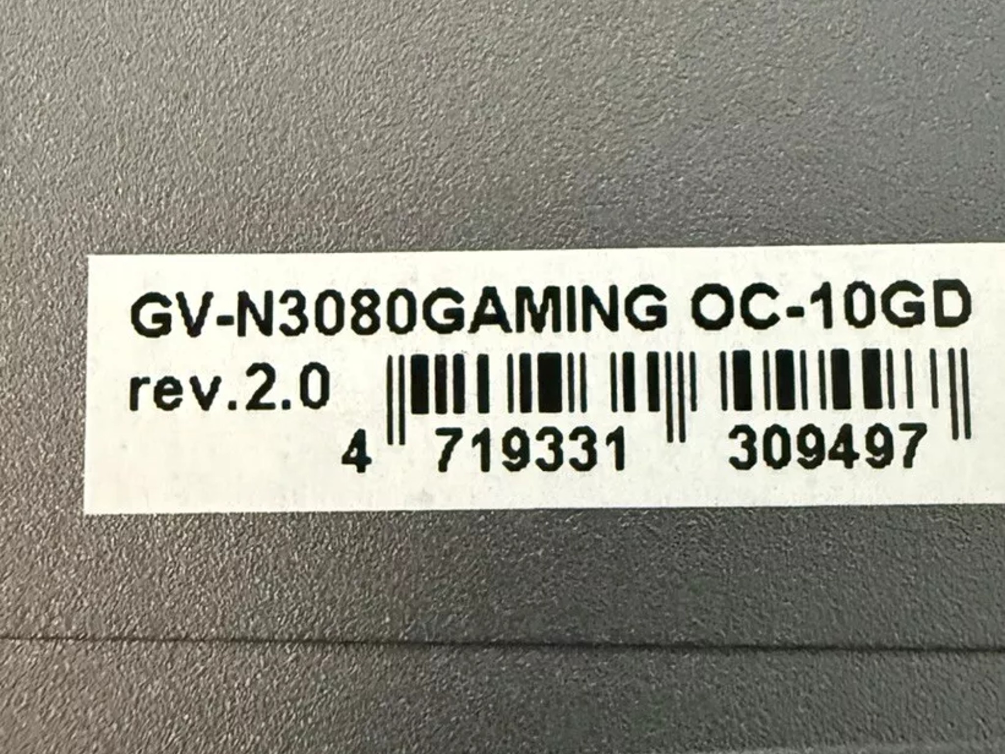 GIGABYTE GeForce RTX 3080 GAMING OC 10GB GDDR6X Graphics Card