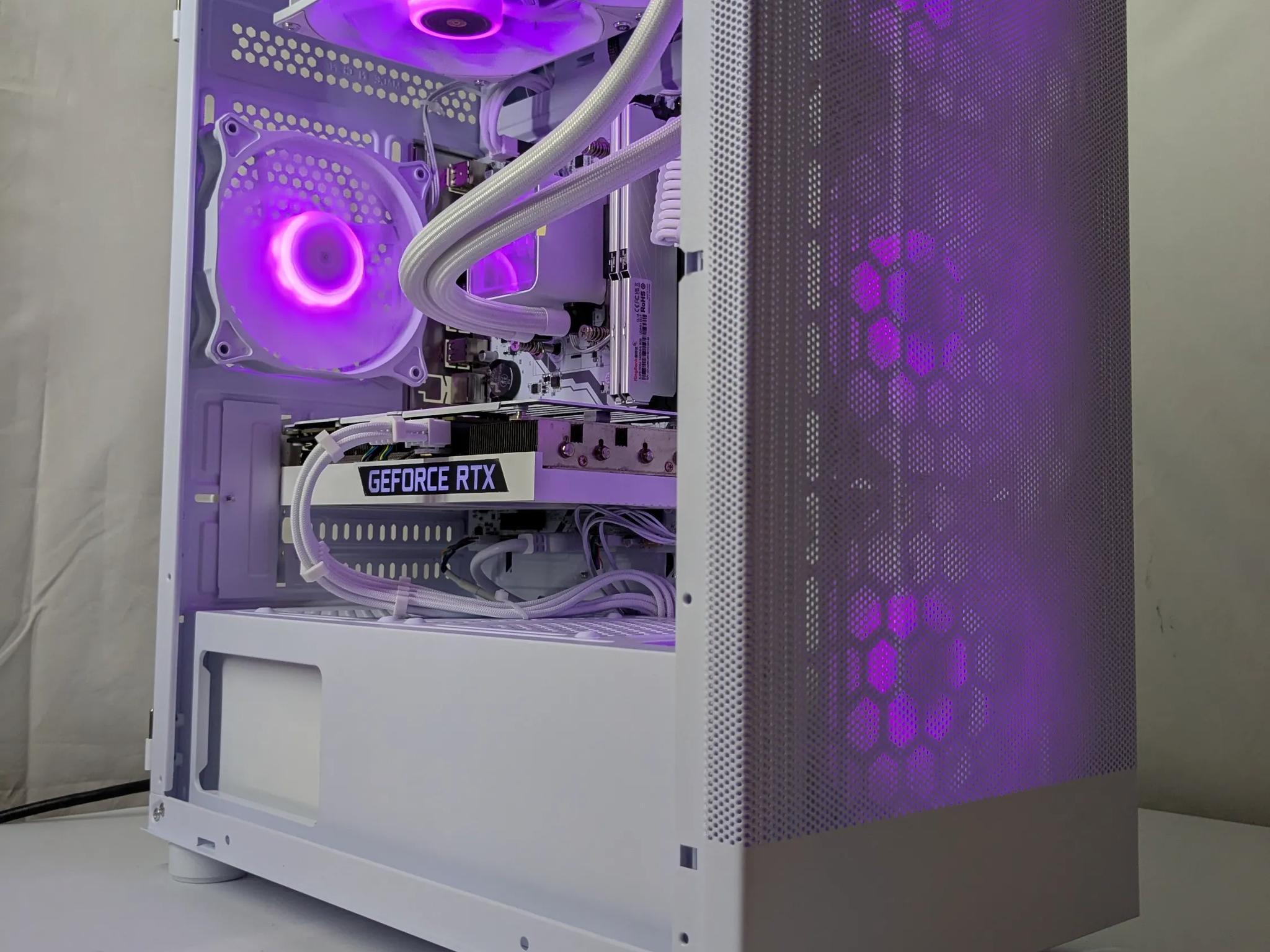 🔥 Whiteout Gaming Beast – RTX 3060Ti | 16GB DDR4 | 240mm AIO 🔥