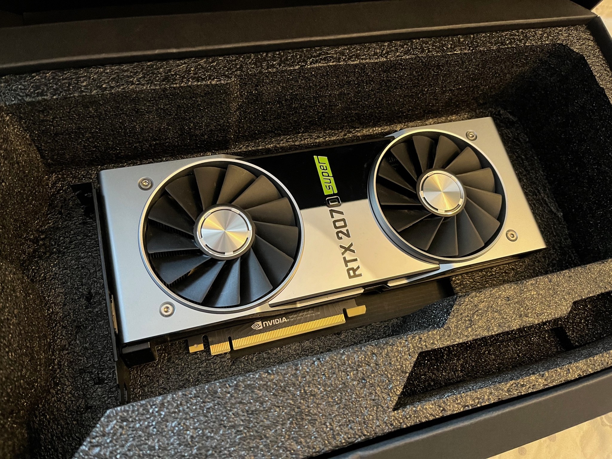 NVidia RTX 2070 Super Founder's Edition GPU! [USED]