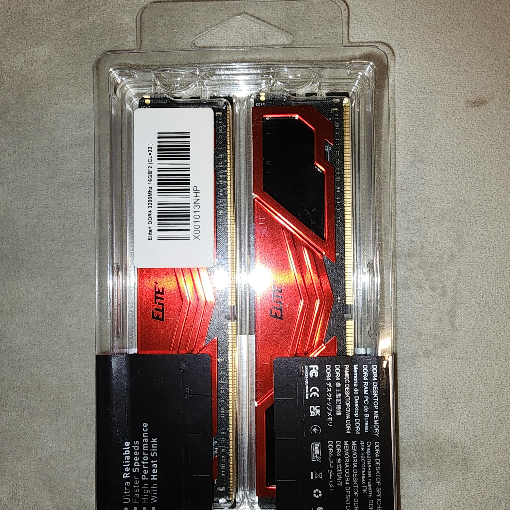 TEAMGROUP Elite DDR4 RAM 2x16 (32GB) 3200MHz