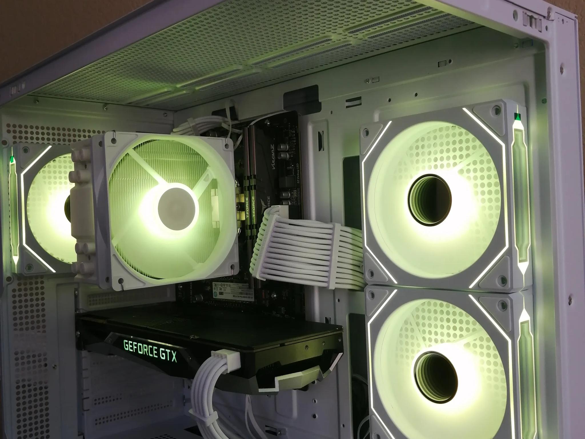 NVIDIA GTX Gaming PC! Clean White Build with Ryzen 5