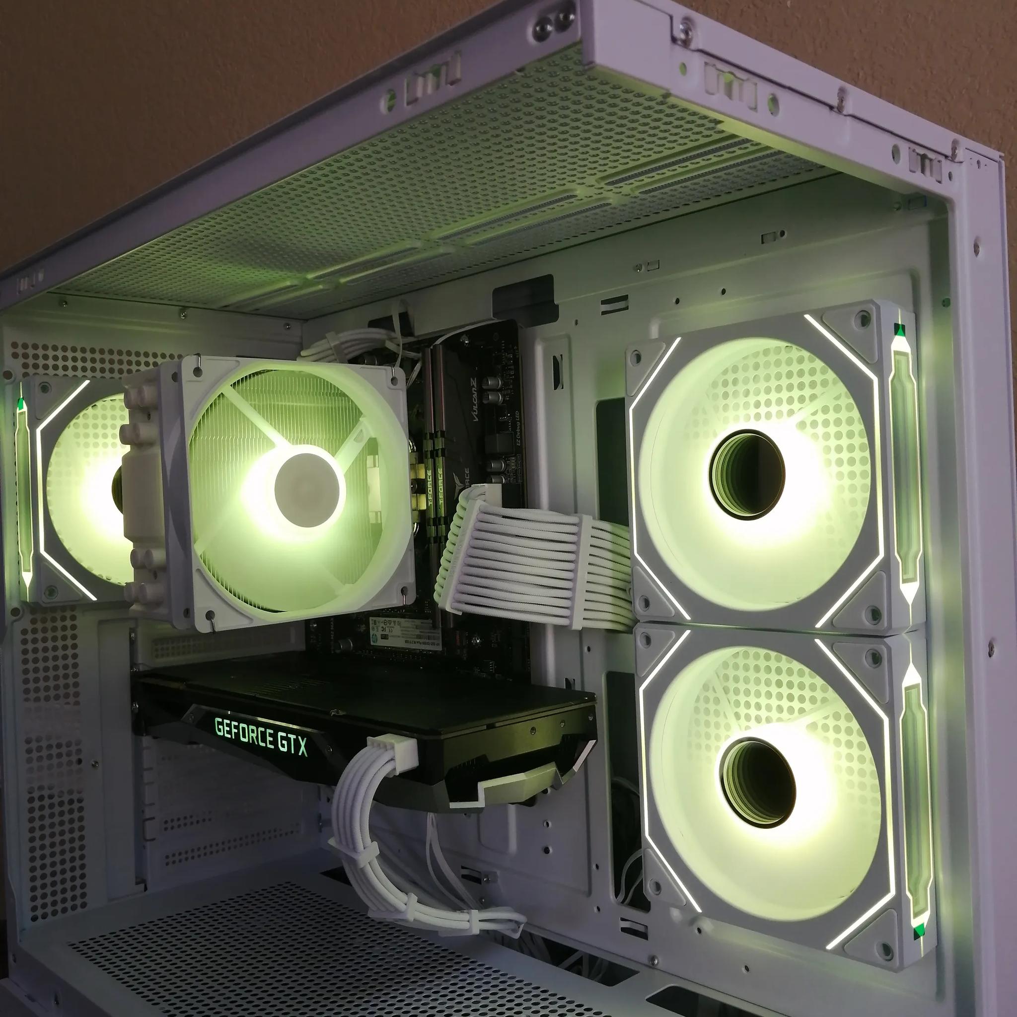 NVIDIA GTX Gaming PC! Clean White Build with Ryzen 5