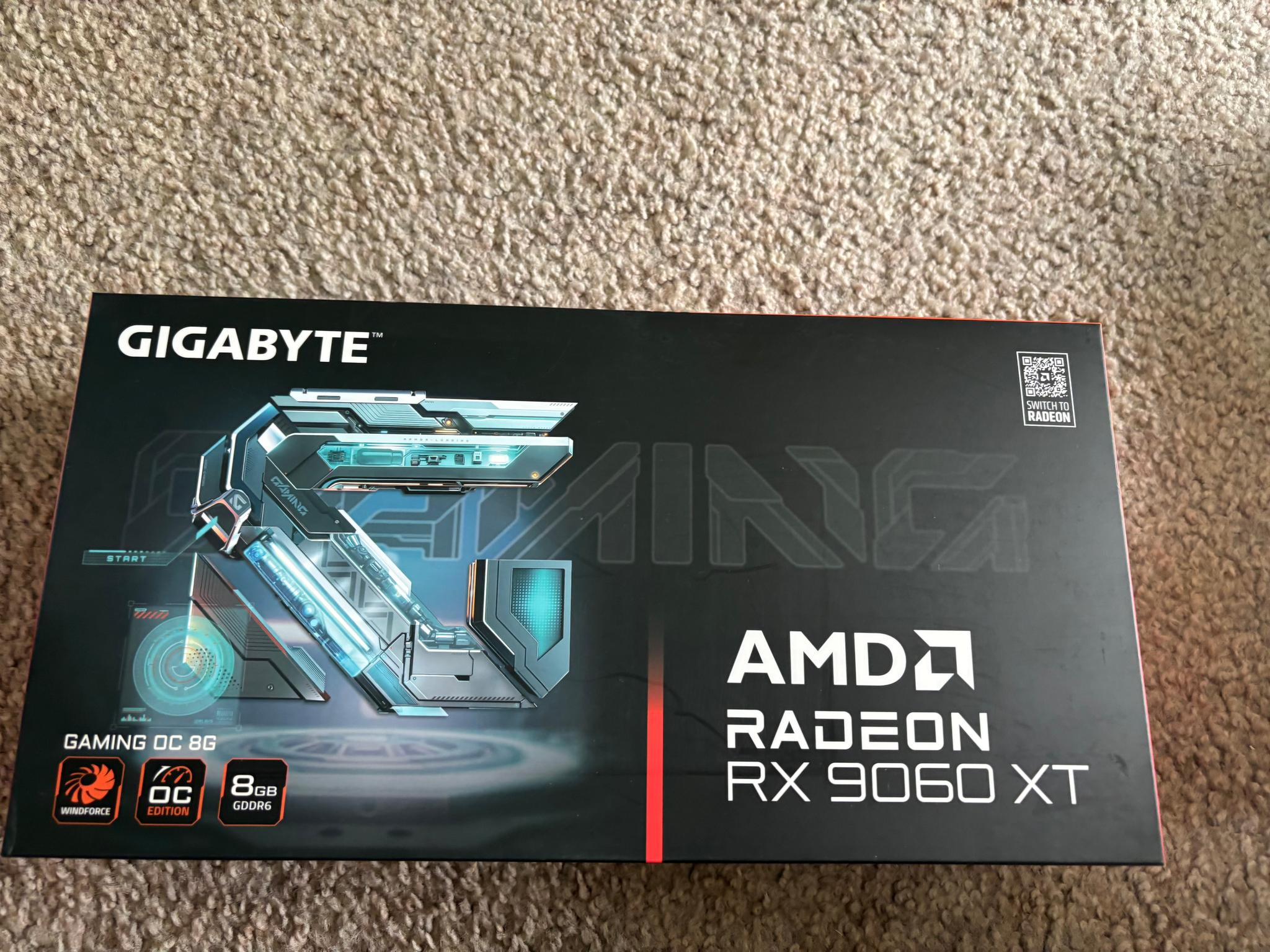 Gigabyte AMD Radeon RX 9060 XT Gaming OC 8 GB