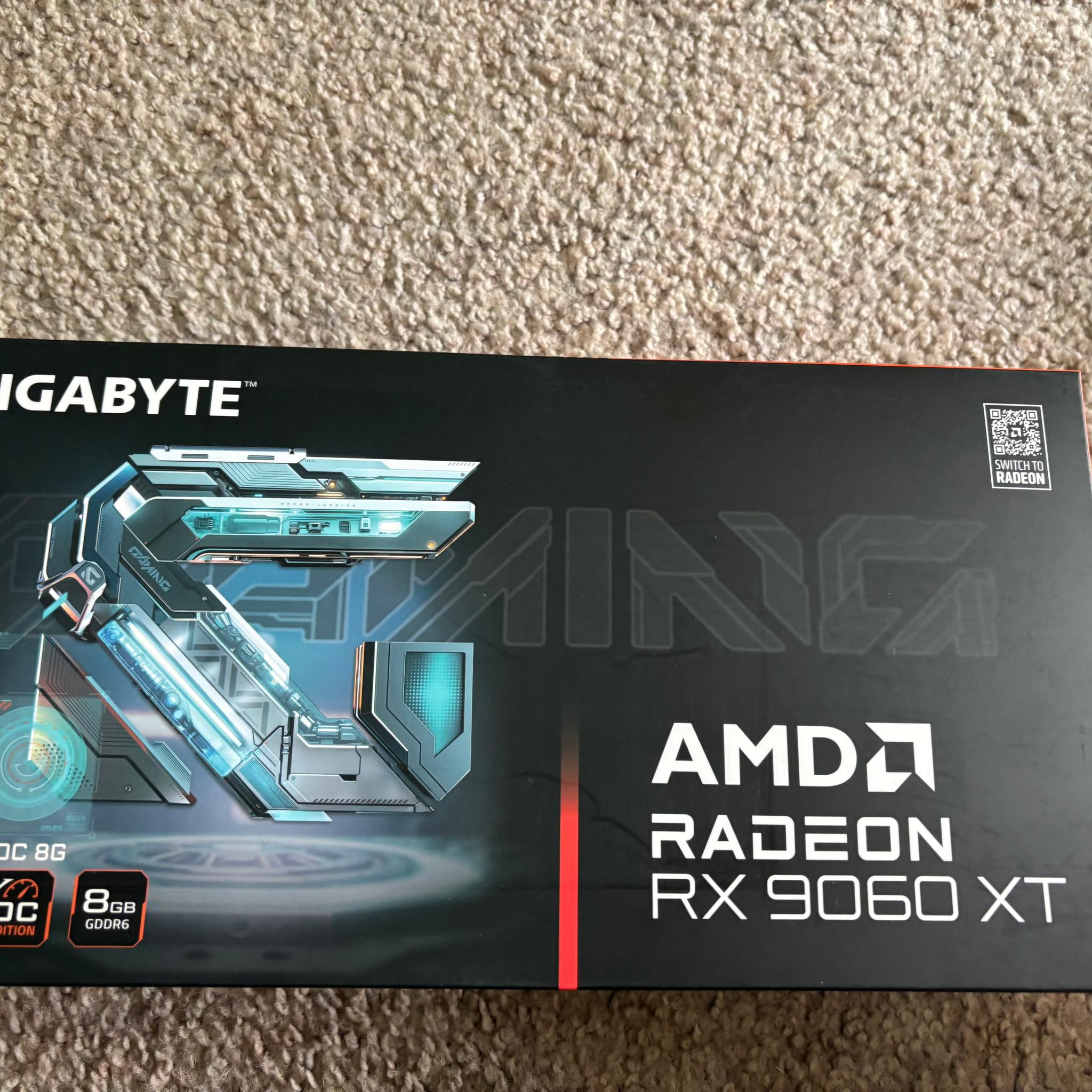 Gigabyte AMD Radeon RX 9060 XT Gaming OC 8 GB