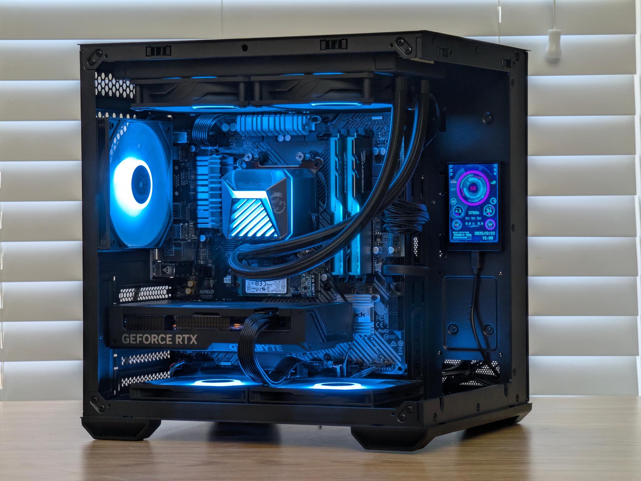 🖤💙Ryzen 7 3700x | RTX 4060Ti | 1TB SSD | 32GB RAM | Gaming PC💙🖤