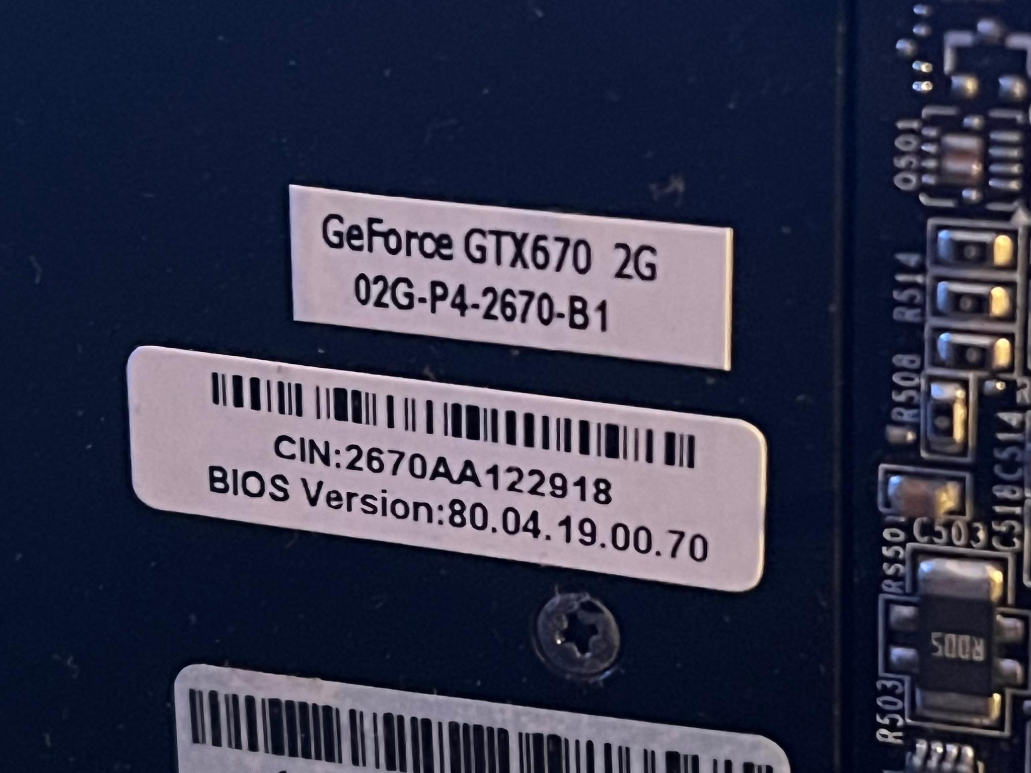 GTX 670 2GB