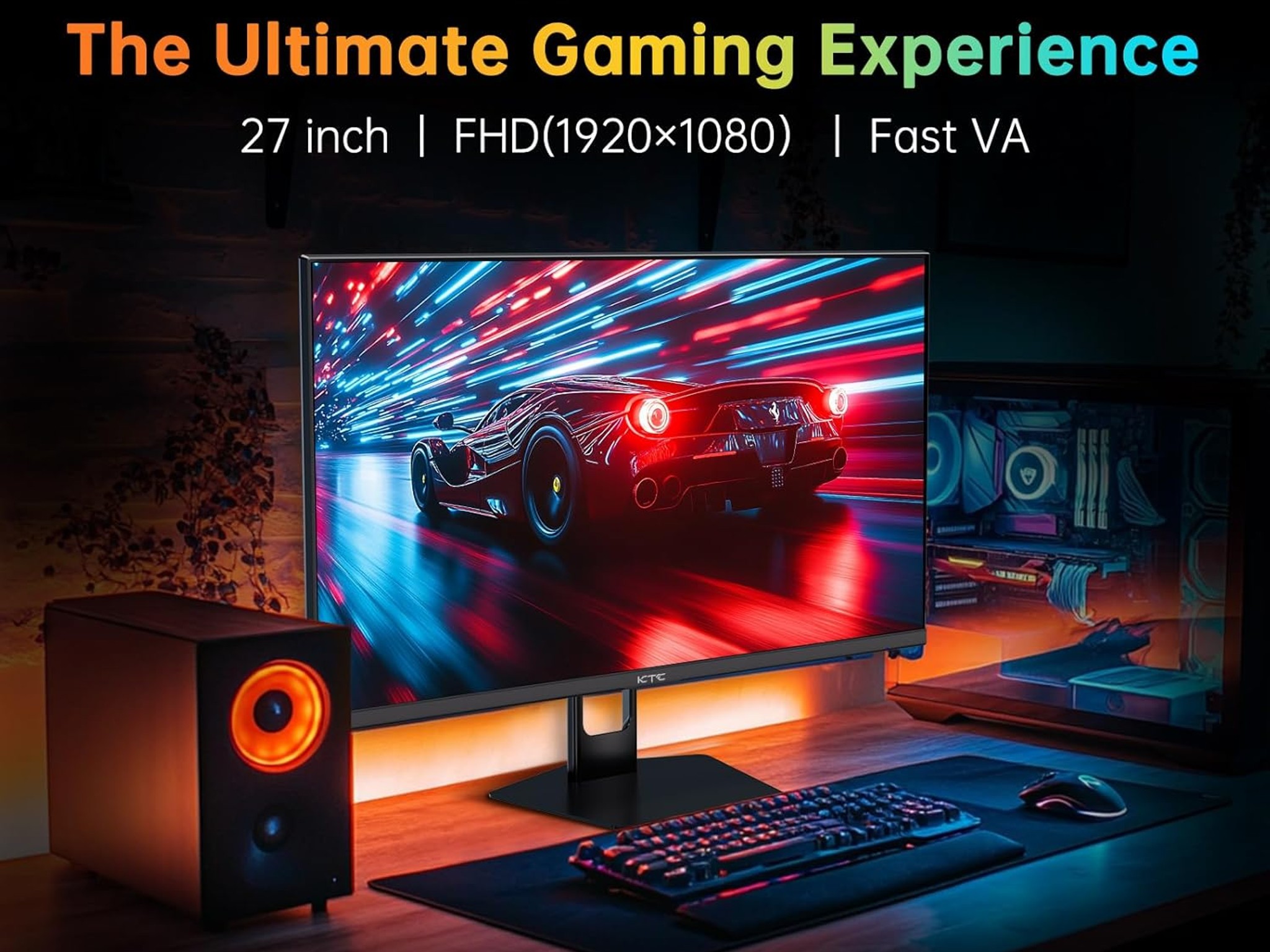 KTC H27E22P 27" 280Hz Gaming Monitor 1ms FHD VA FreeSync G-Sync HDR - NEW SEALED