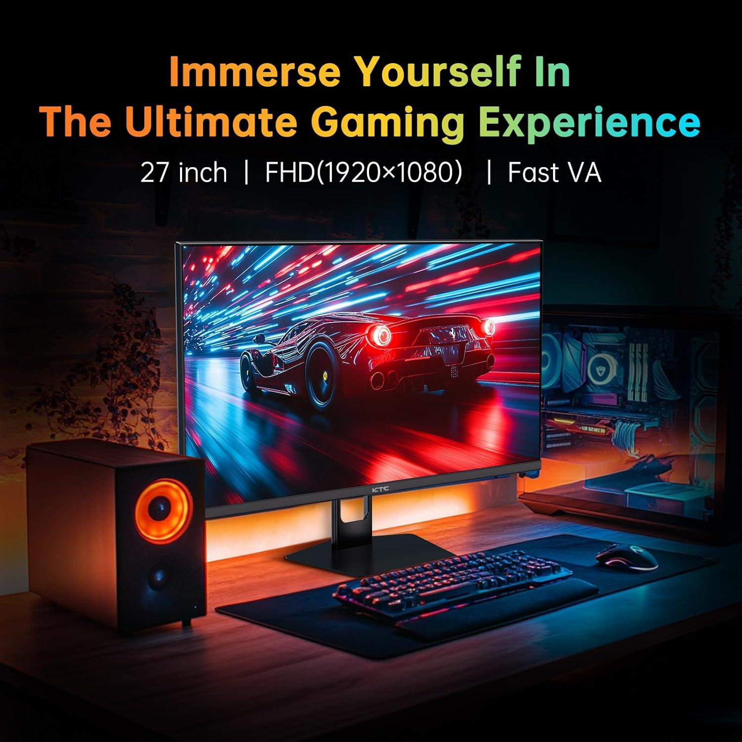 KTC H27E22P 27" 280Hz Gaming Monitor 1ms FHD VA FreeSync G-Sync HDR - NEW SEALED