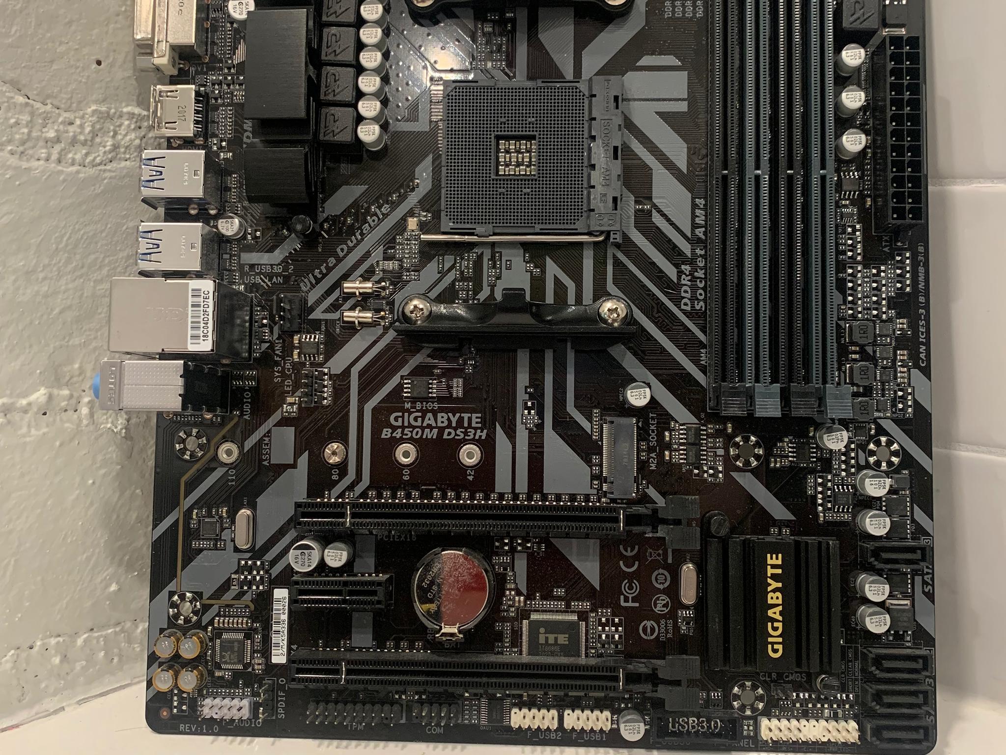 Gigabyte B450M DS3H Micro ATX Motherboard
