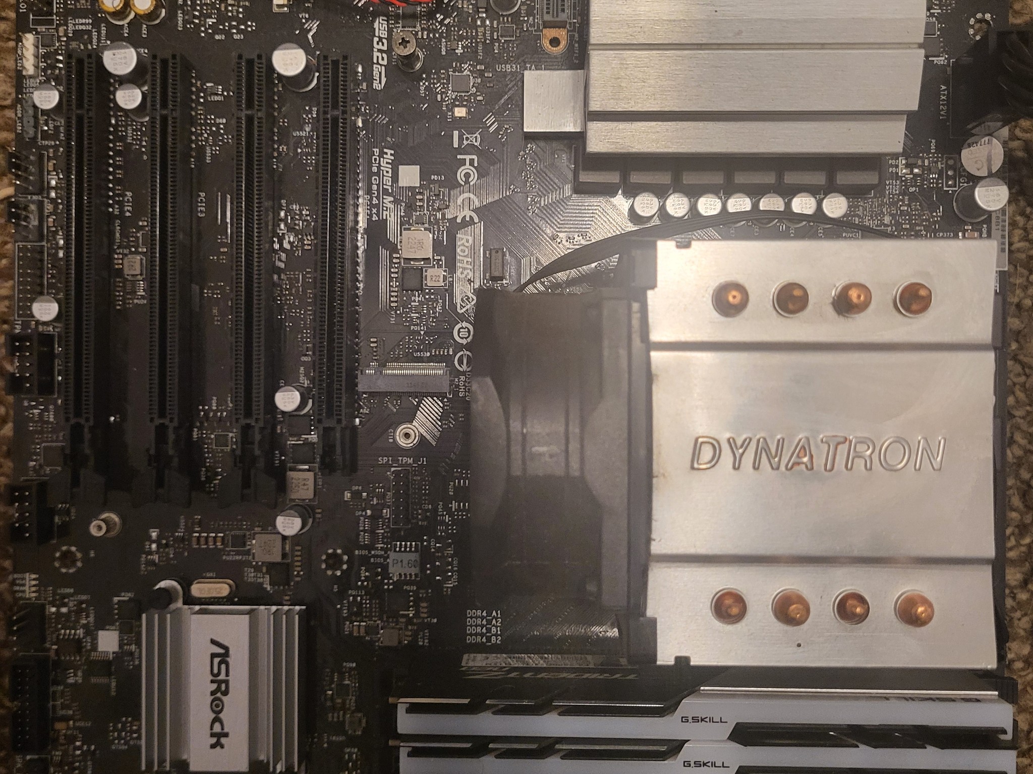 Gaming/Mining ASRock B550M-C AMD/AM4 Motherboard, Ryzen 9 5950X, PSU & 3800 CL-14-16-16 RAM Bundle