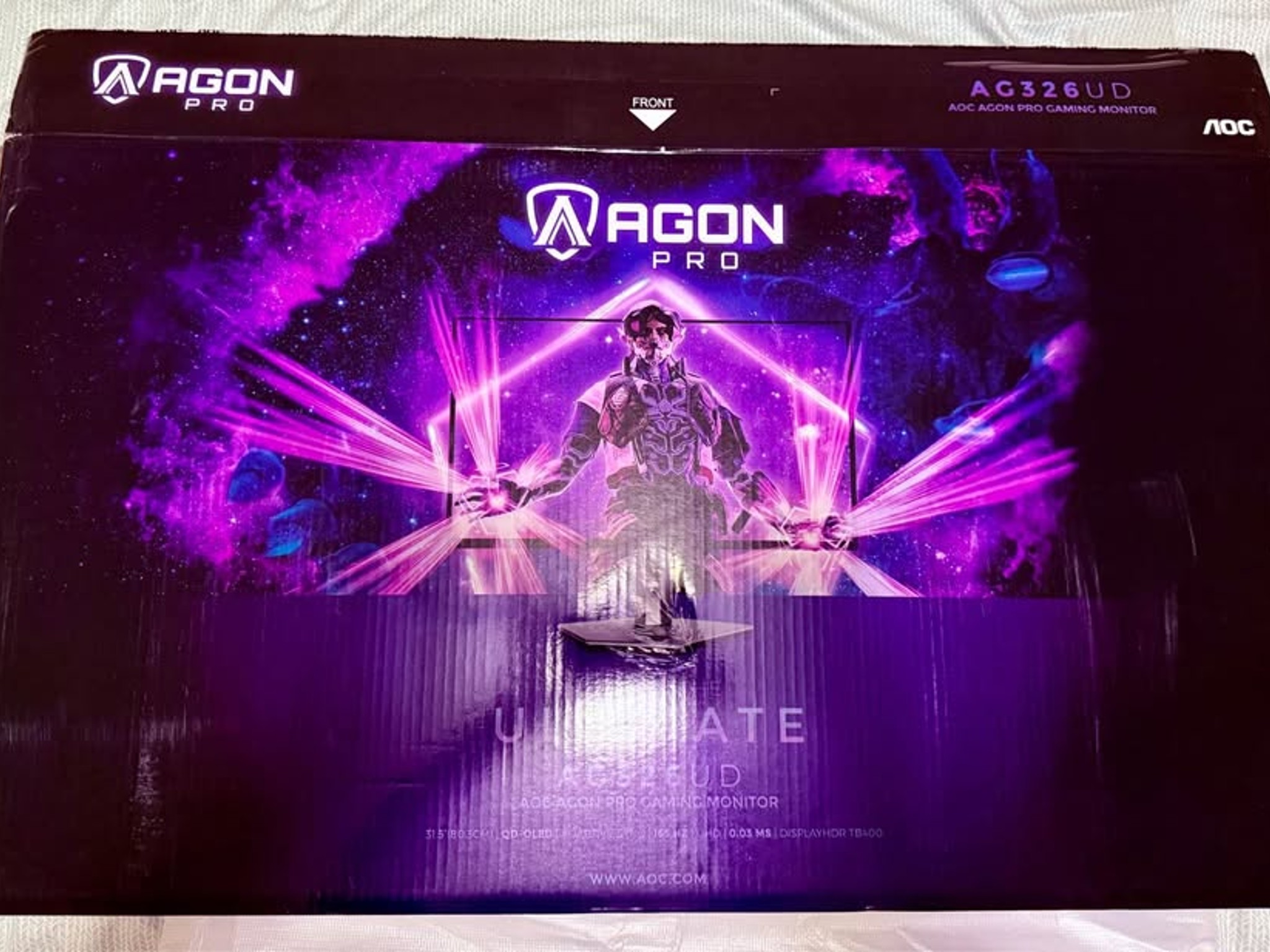 AOC | AGON Pro | 31.5” | AG326UD | QD-OLED | 165Hz Gaming Monitor | Black