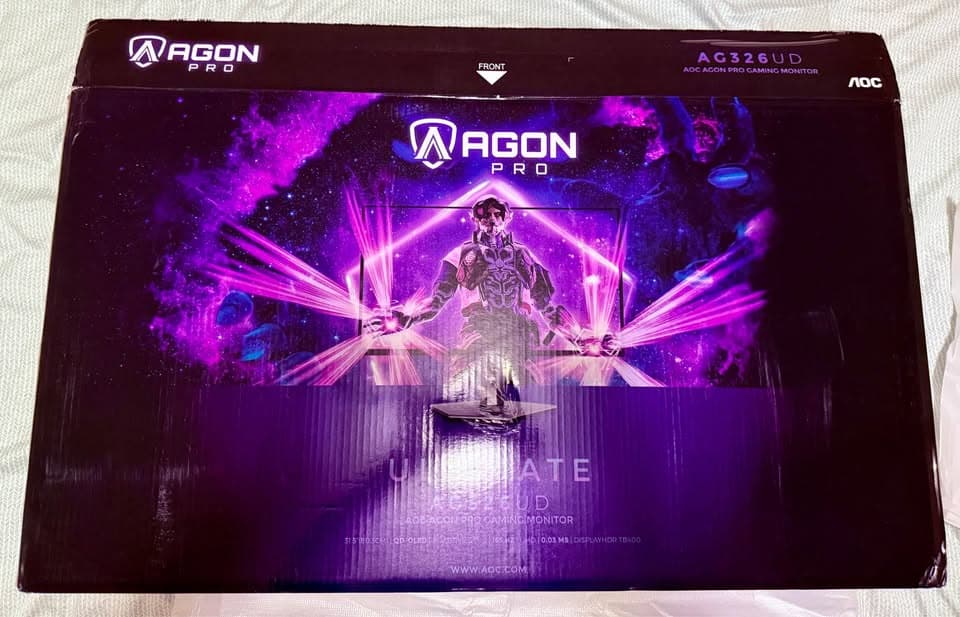 AOC | AGON Pro | 31.5” | AG326UD | QD-OLED | 165Hz Gaming Monitor | Black