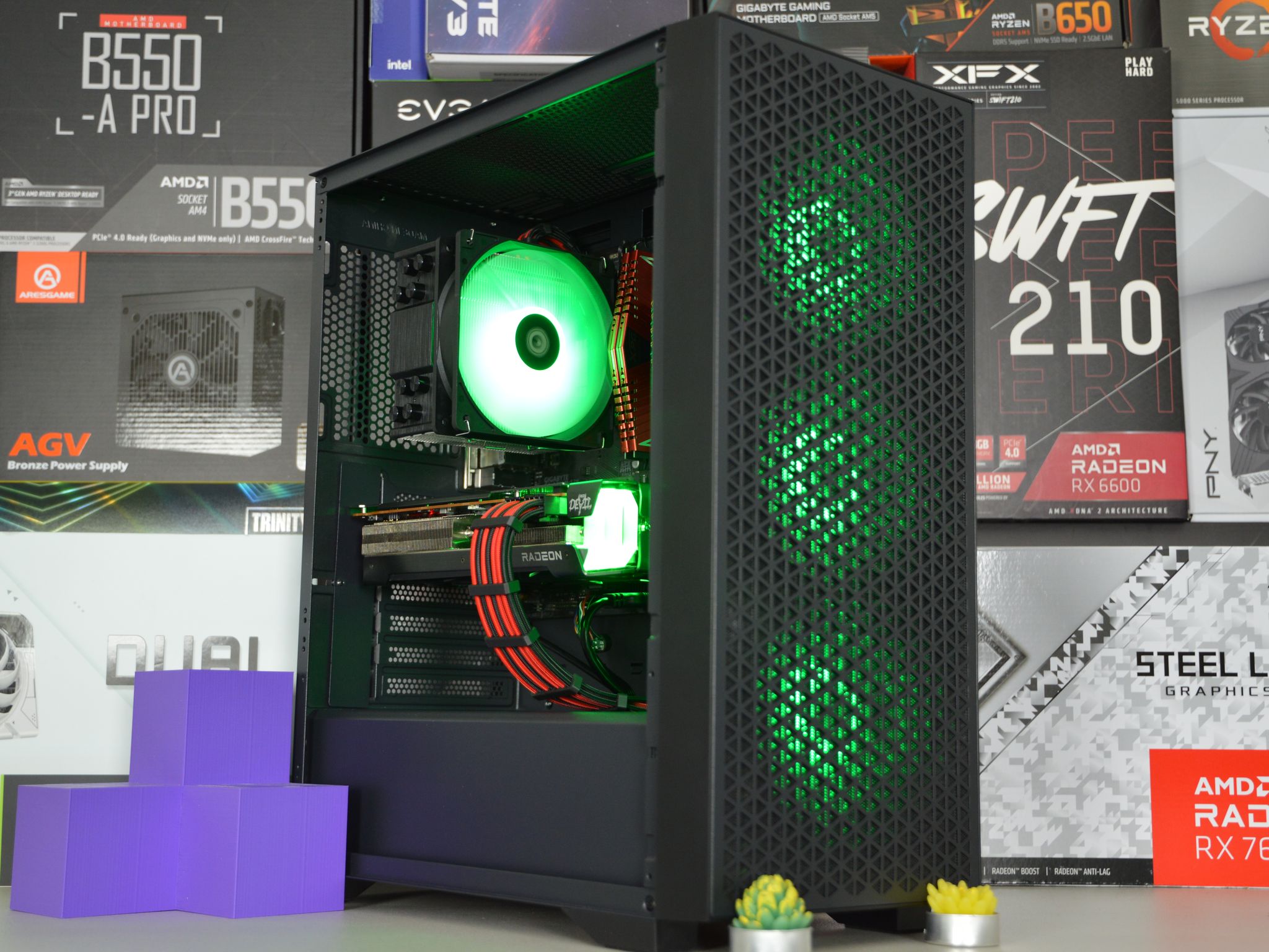 🔴👺| RX 6600XT 8GB | RYZEN 5 3600 | 16GB DDR4 RAM | 1TB NVME SSD | Crimson Devil |