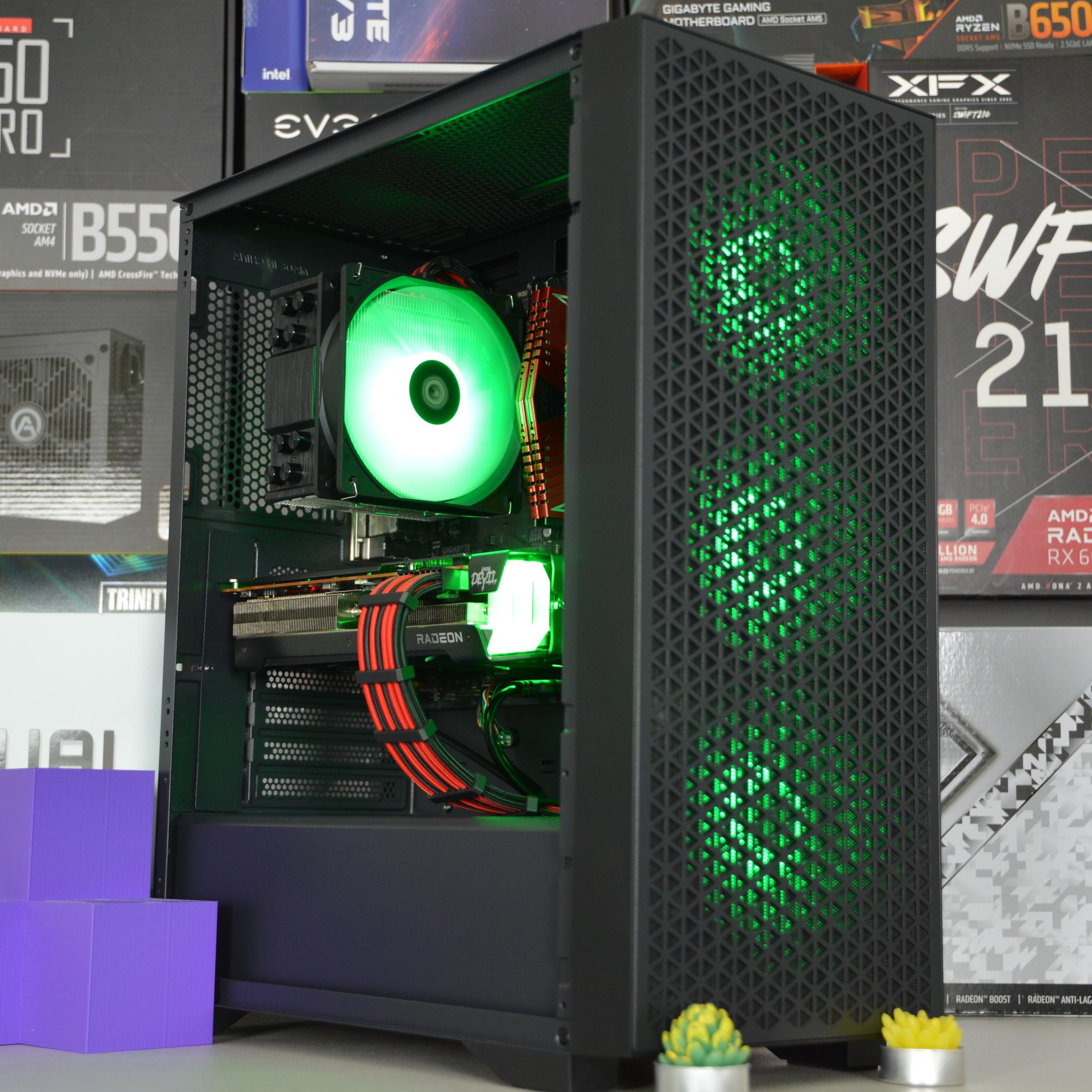 🔴👺| RX 6600XT 8GB | RYZEN 5 3600 | 16GB DDR4 RAM | 1TB NVME SSD | Crimson Devil |