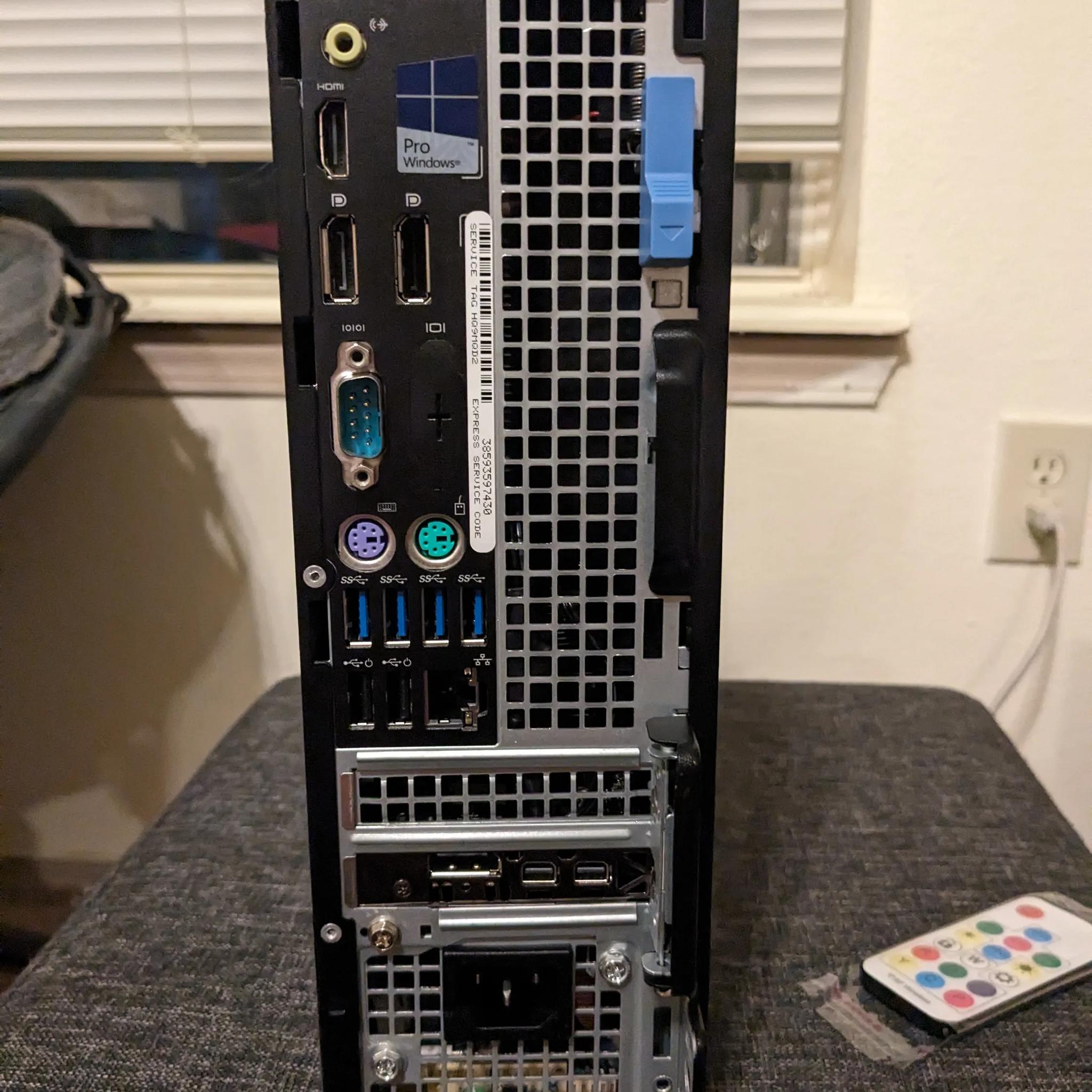 FREE SHIP||"OptiFlex"||i3-6100, 16GB RAM, 480GB SSD, AMD 2GB GPU, Win11, WiFi, RGB