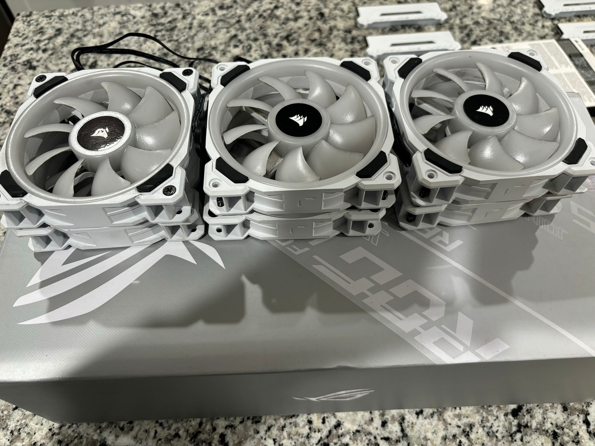 5900X, Motherboard, Ram, AIO, Fans and Fan Hub Combo