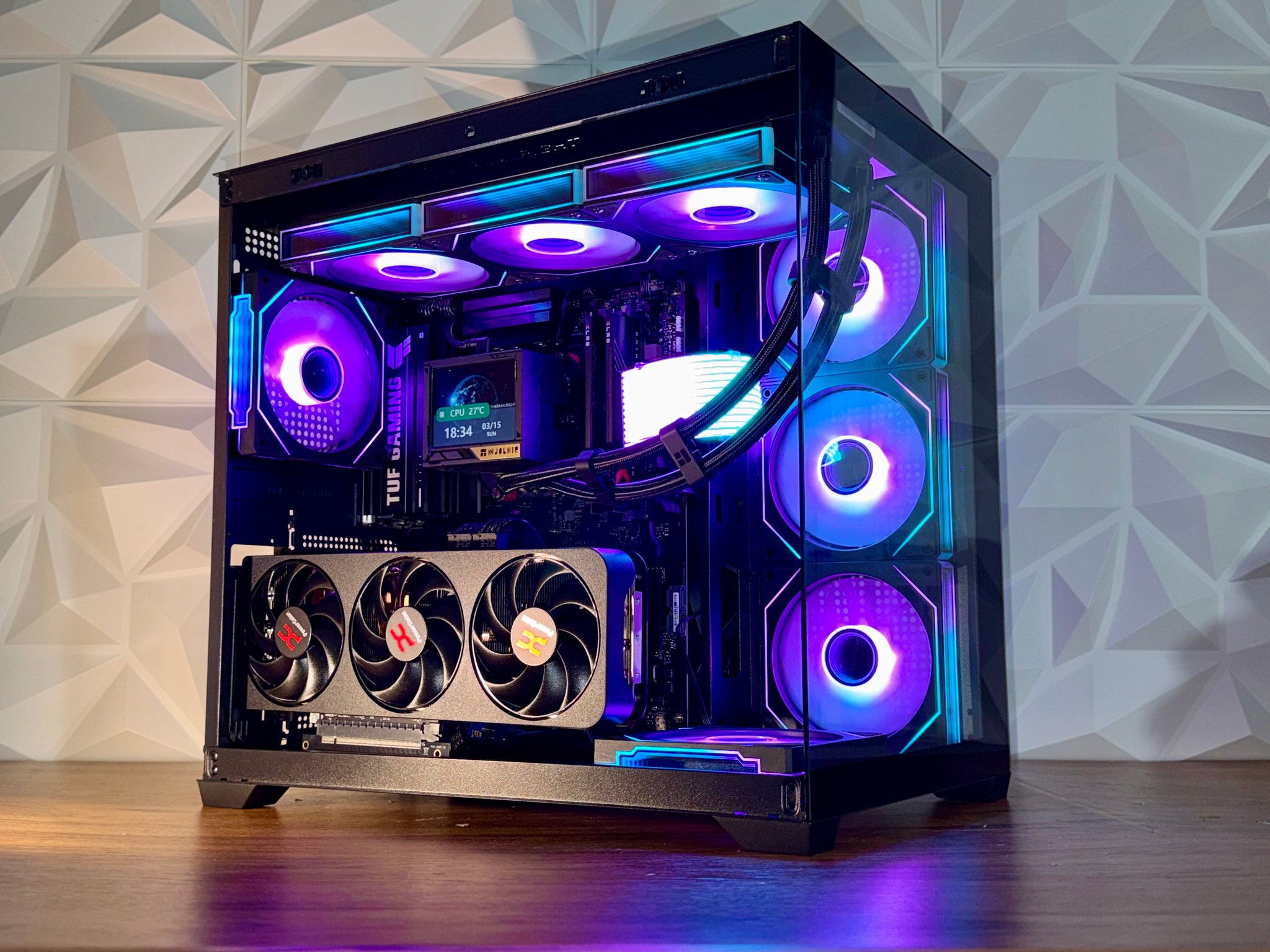 🔥RX 9070 XT | Ryzen  7900X/9800x3d | 32GB DDR5 | 1TB NVMe | LCD AIO | W11 Pro "Fireflare Phantom"🔥
