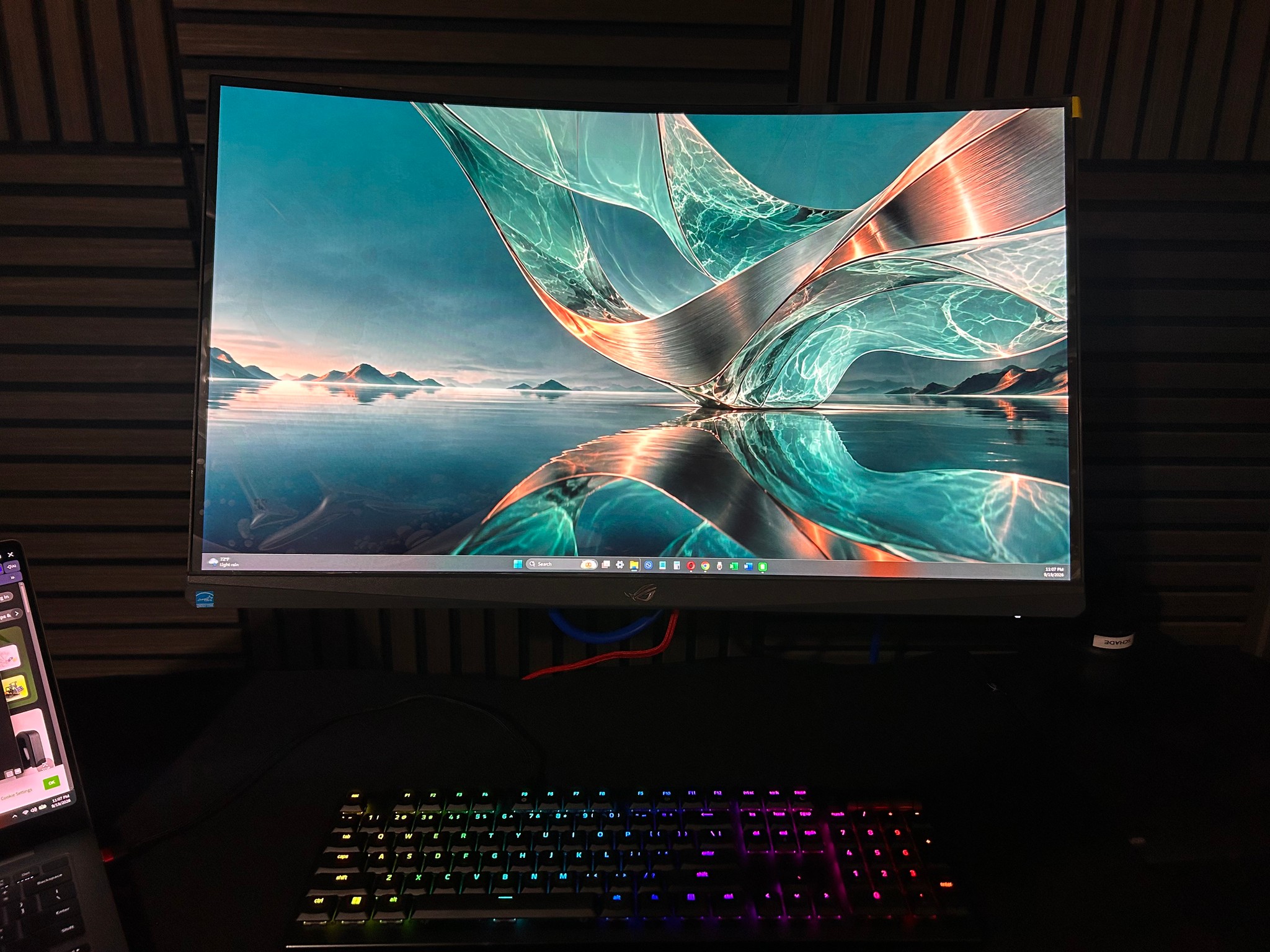 ASUS ROG 27" (280Hz) 2K QHD (2560 x 1440))Curved Screen Gaming Monitor (XG27WCMS)