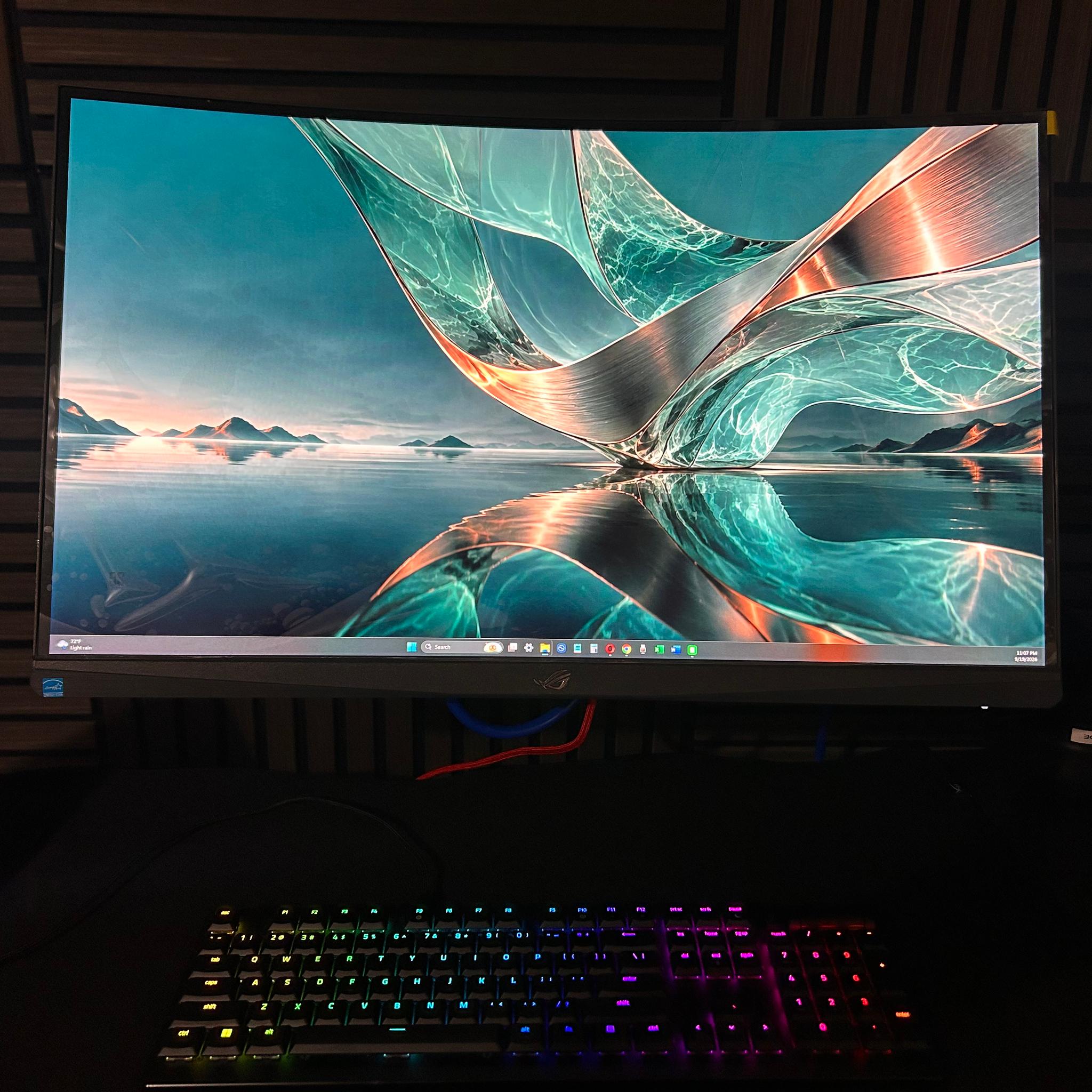 ASUS ROG 27" (280Hz) 2K QHD (2560 x 1440))Curved Screen Gaming Monitor (XG27WCMS)