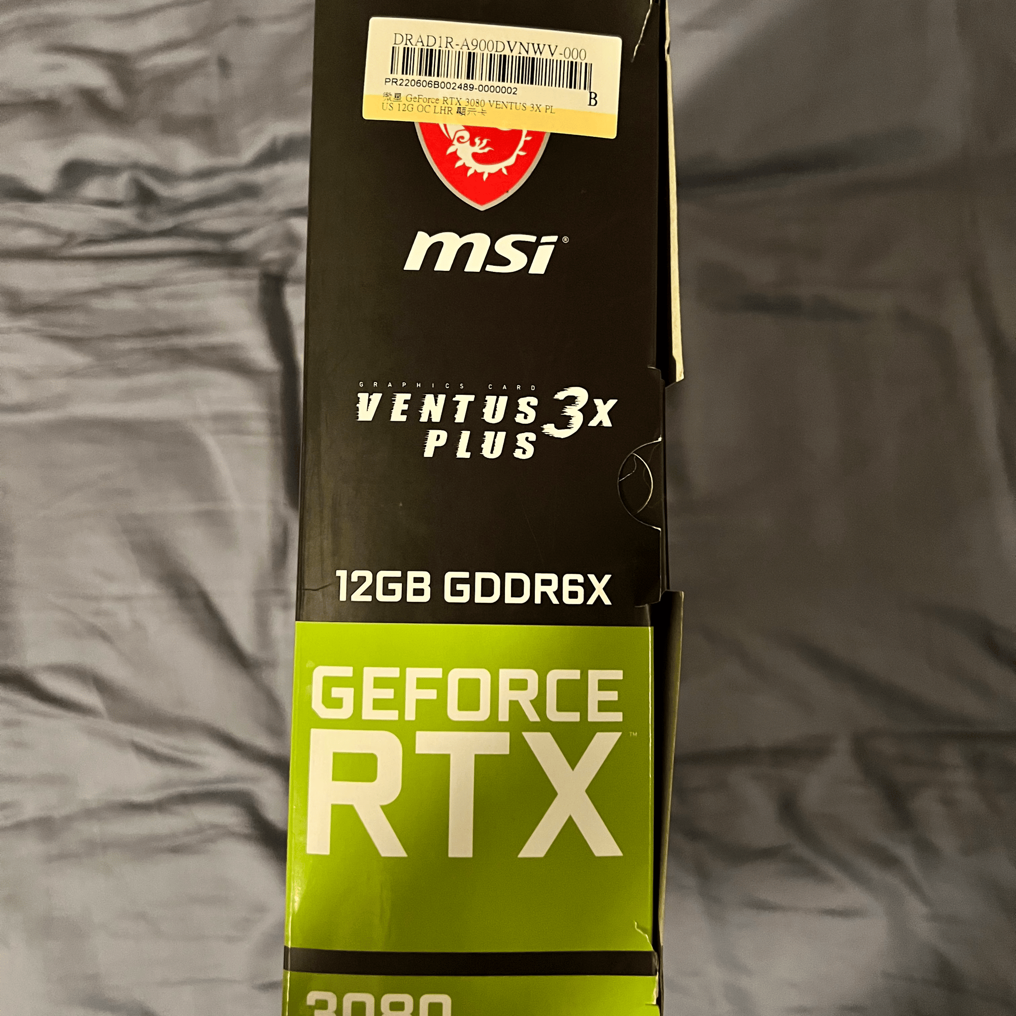 MSI RTX 3080 12GB VENTUS 3X PLUS