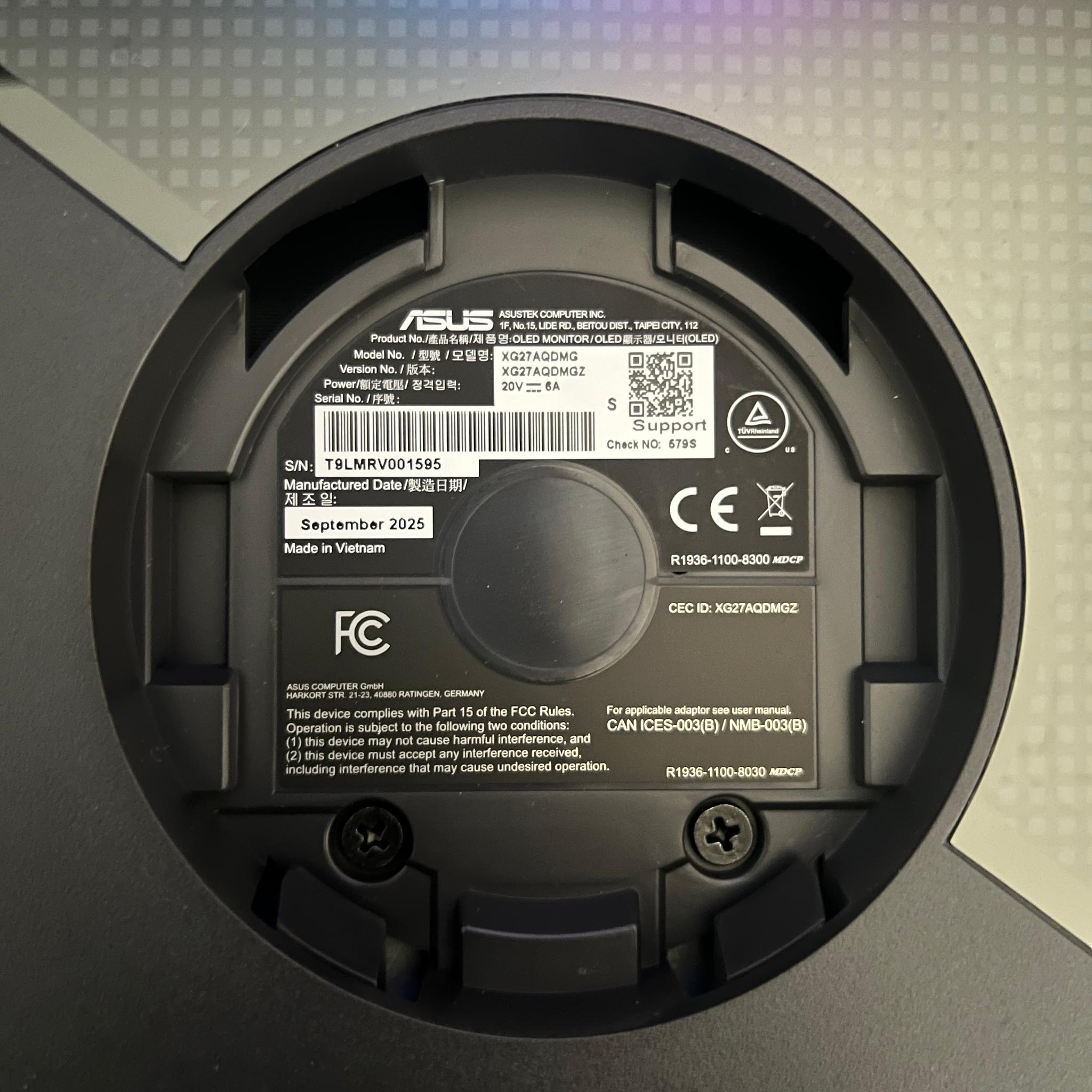 ASUS ROG STRIX XG27AQDMG