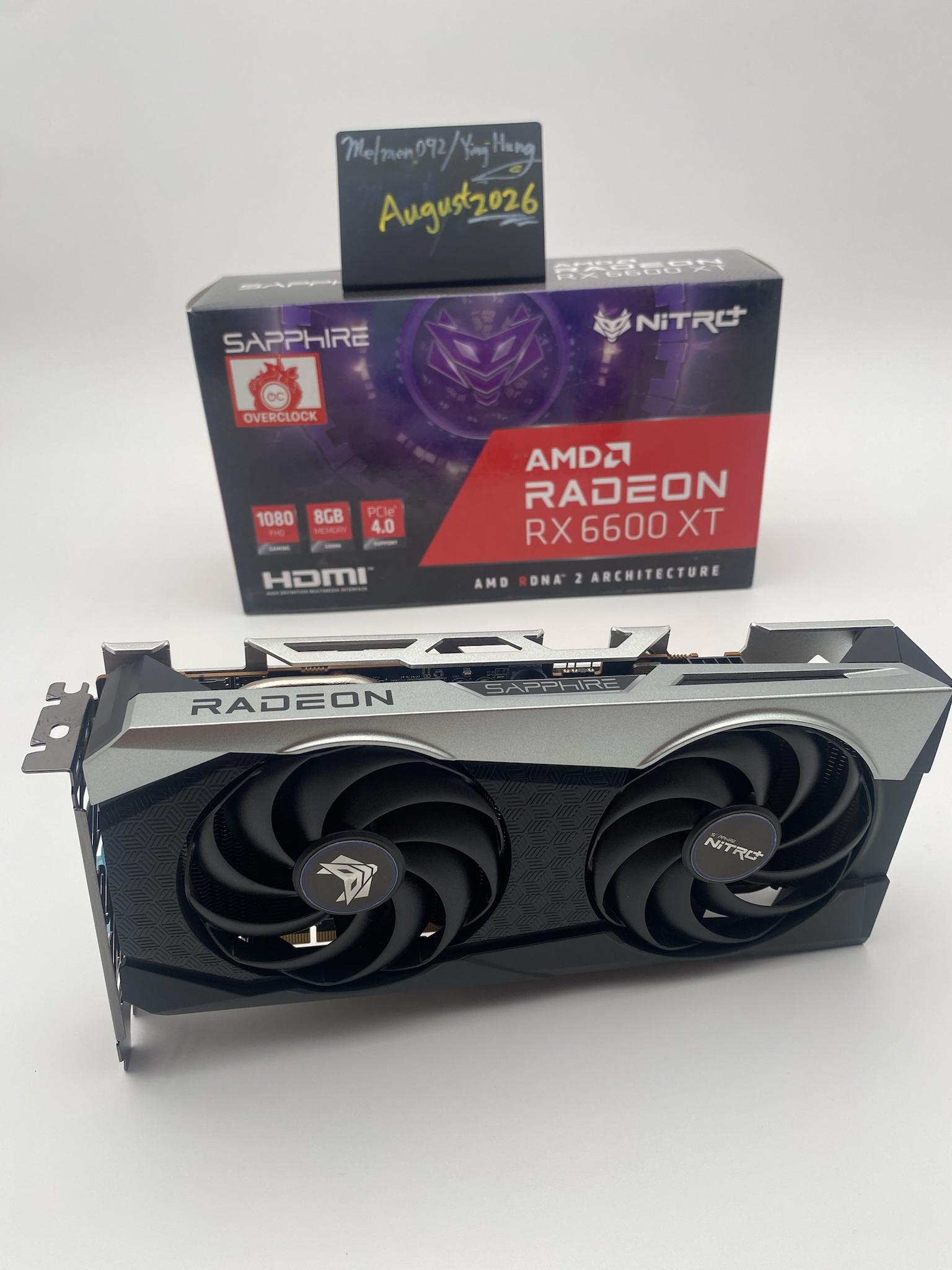 Sapphire AMD Radeon RX 6600XT 8GB Vram