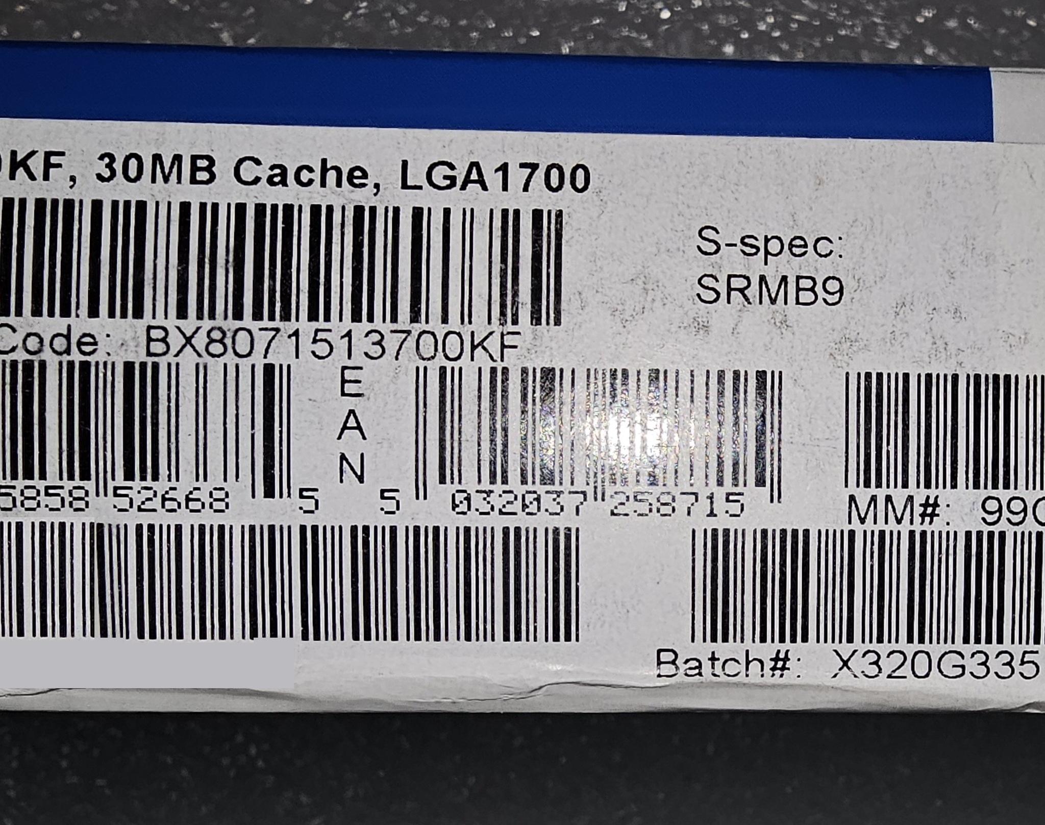 Intel Core i7-13700KF