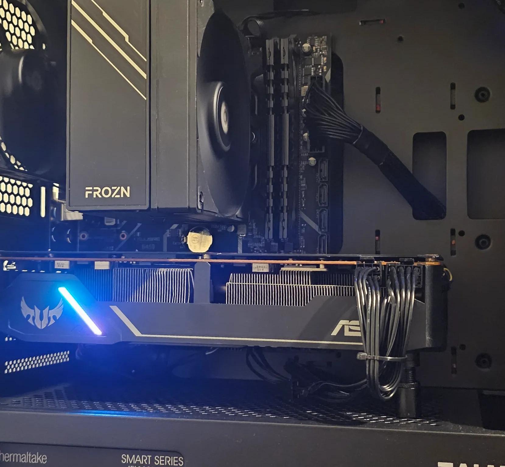 Ryzen 5 3600 RX 5700 8GB Low Profile all black build
