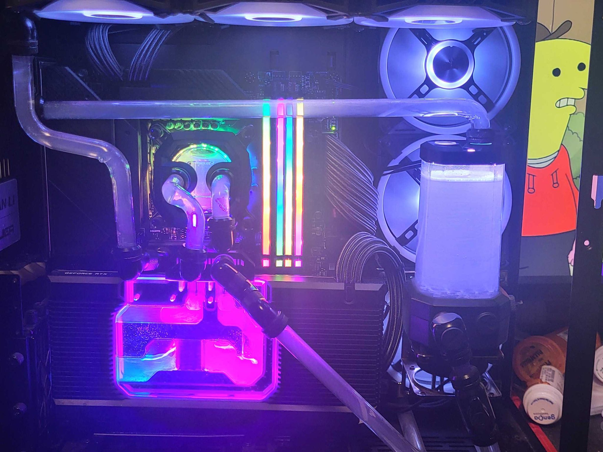 Gaming PC Custom Water Cooled intel i5-12600k RTX 4080