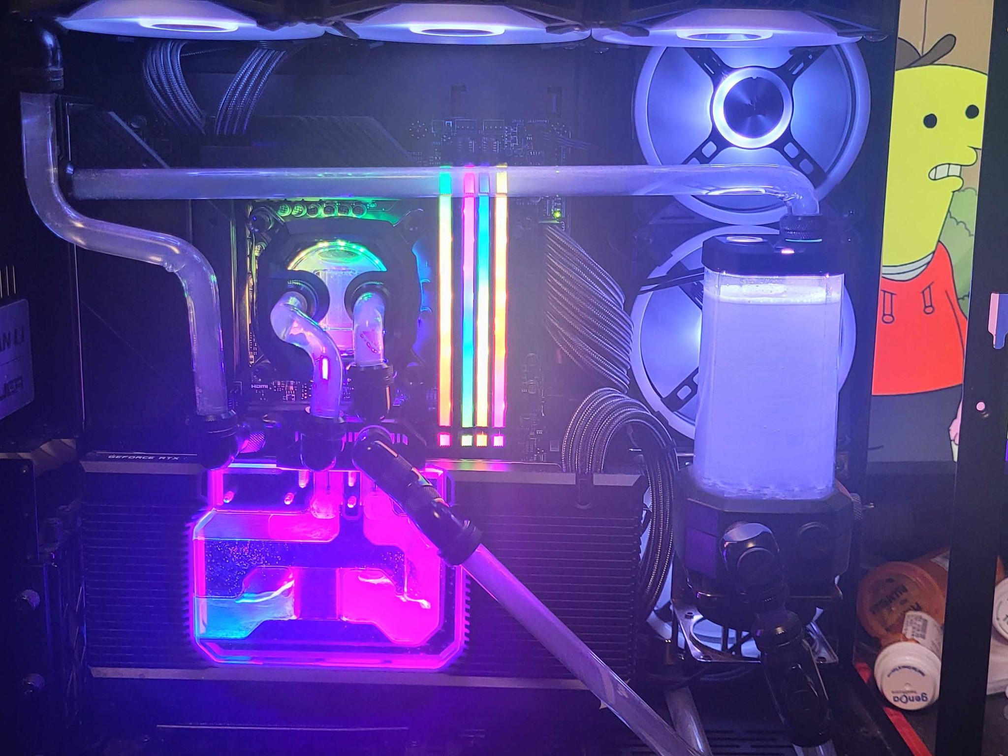 Gaming PC Custom Water Cooled intel i5-12600k RTX 4080