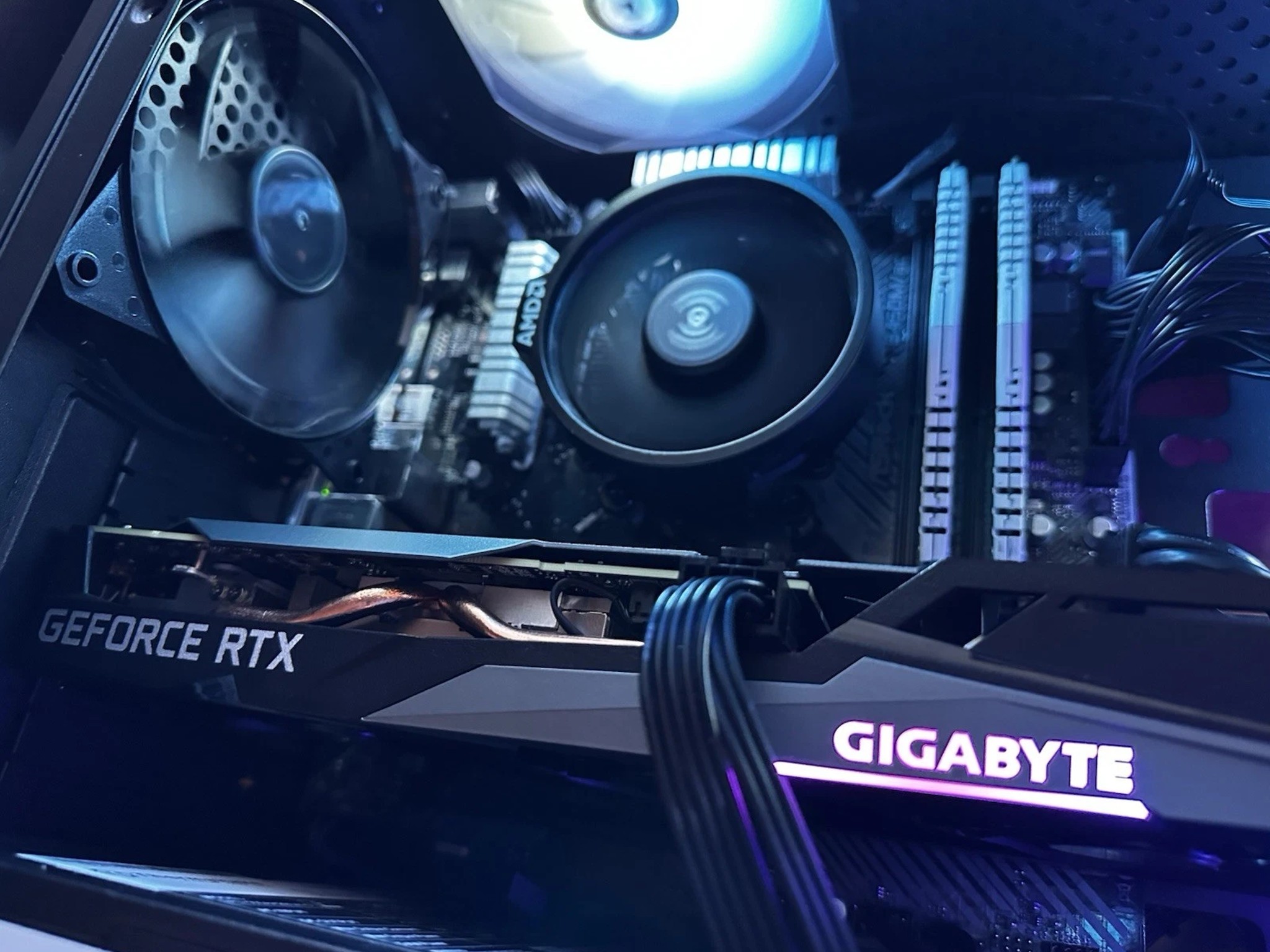 Custom Gaming PC Desktop RTX 3050 8GB GDDR6 AMD Ryzen 5 5500 16GB RAM 500GB SSD