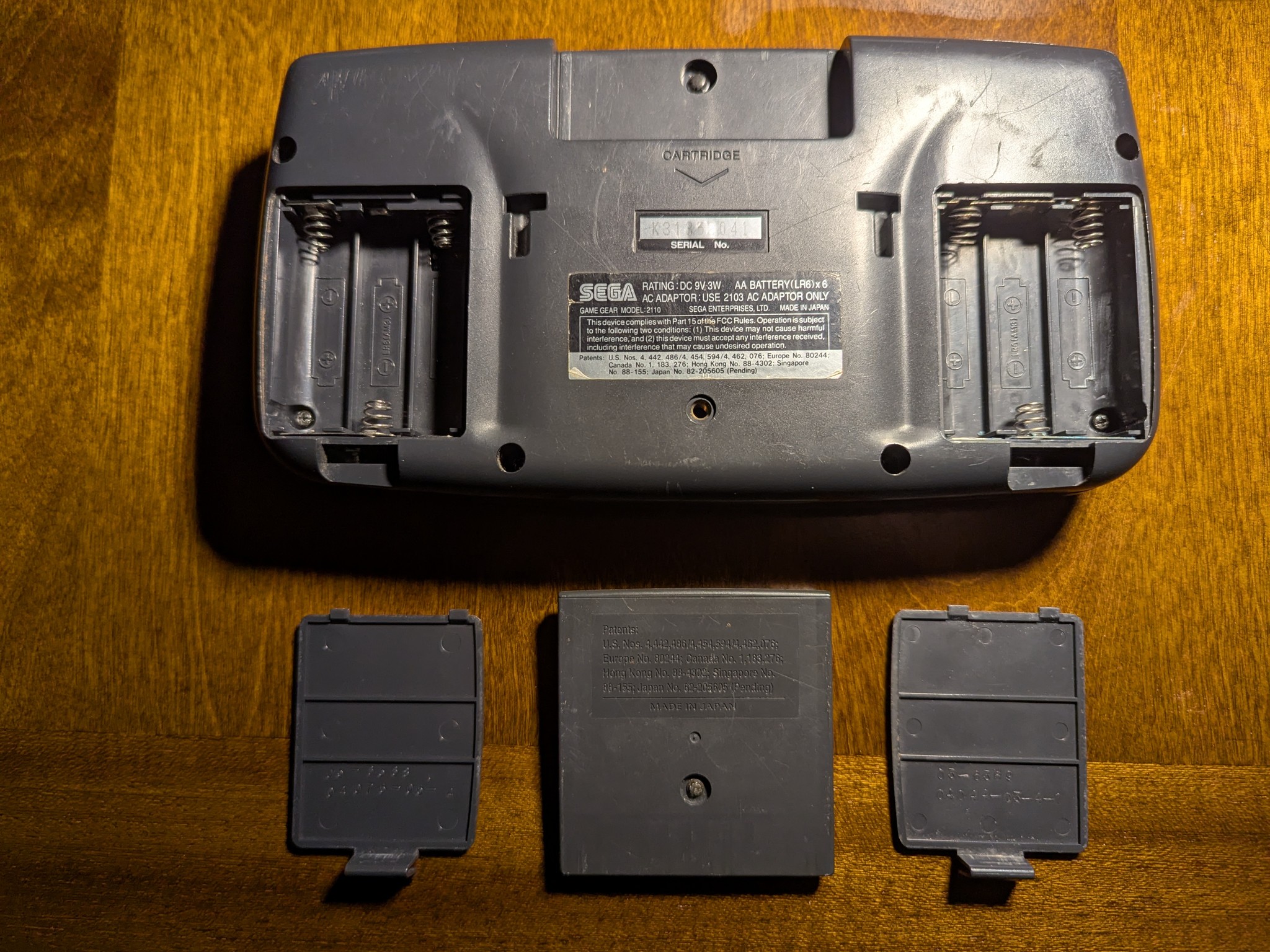 Sega Game Gear Handheld Console, Fully Recapped + Glass Screen Lens, with Sonic Chaos Game Cartridge