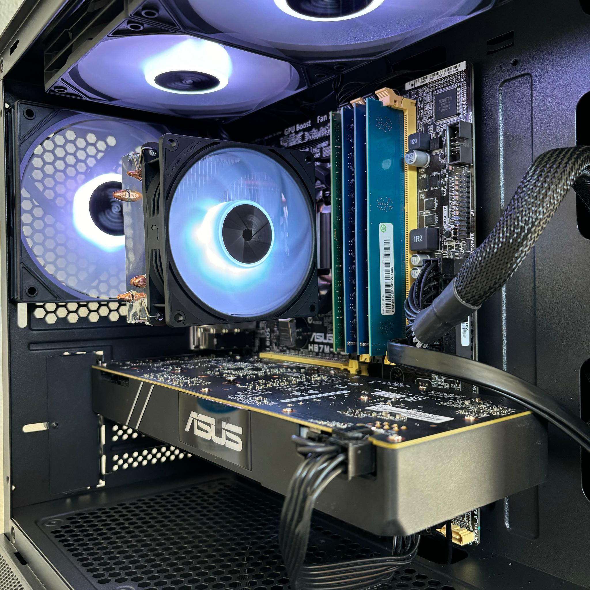 Budget Gaming PC RGB | i7-4770* + GTX 1060 6GB + 16GB RAM