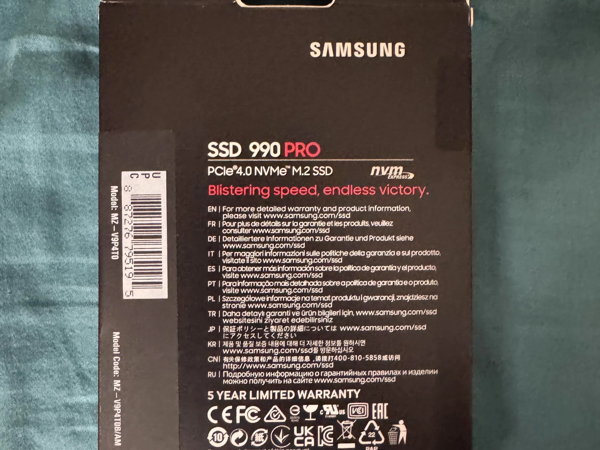 Samsung - 990 PRO 4TB Internal SSD PCle Gen 4x4 NVMe