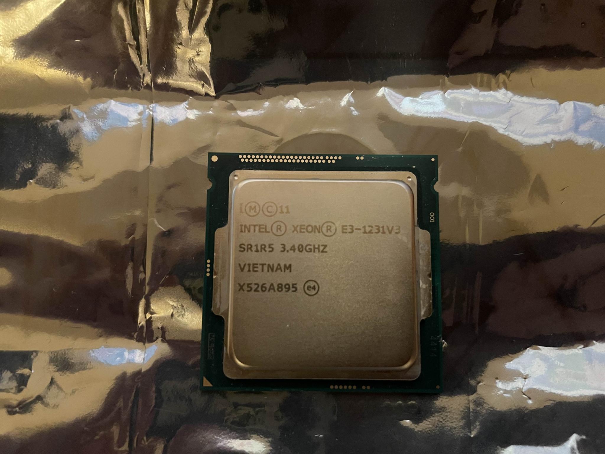 Intel Xeon E3-1231 V3 3.4Ghz 4c/4t CPU