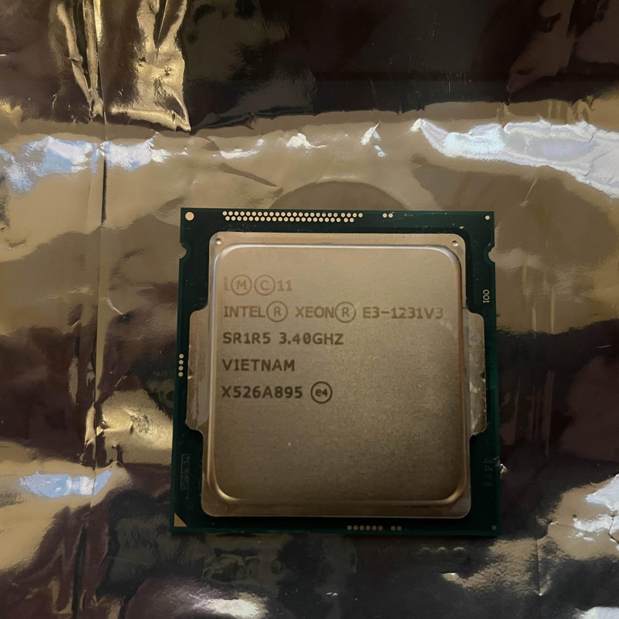 Intel Xeon E3-1231 V3 3.4Ghz 4c/4t CPU