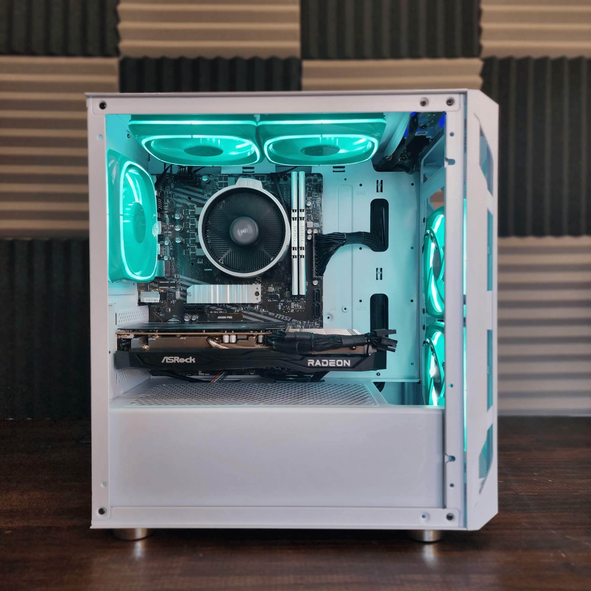 🤍👽🤍 ASRock RX 6600 //  AMD Ryzen 5 3500X // T-Create 16GB 3200MHz