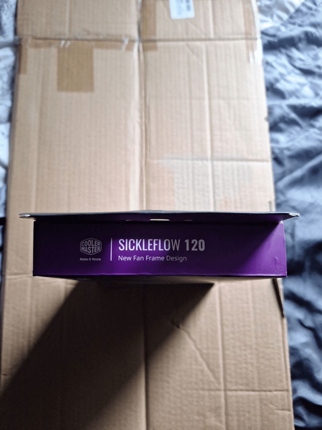 Cooler Master SickleFlow 120 V2 All-Black Square Frame Fan, Air Balance Curve