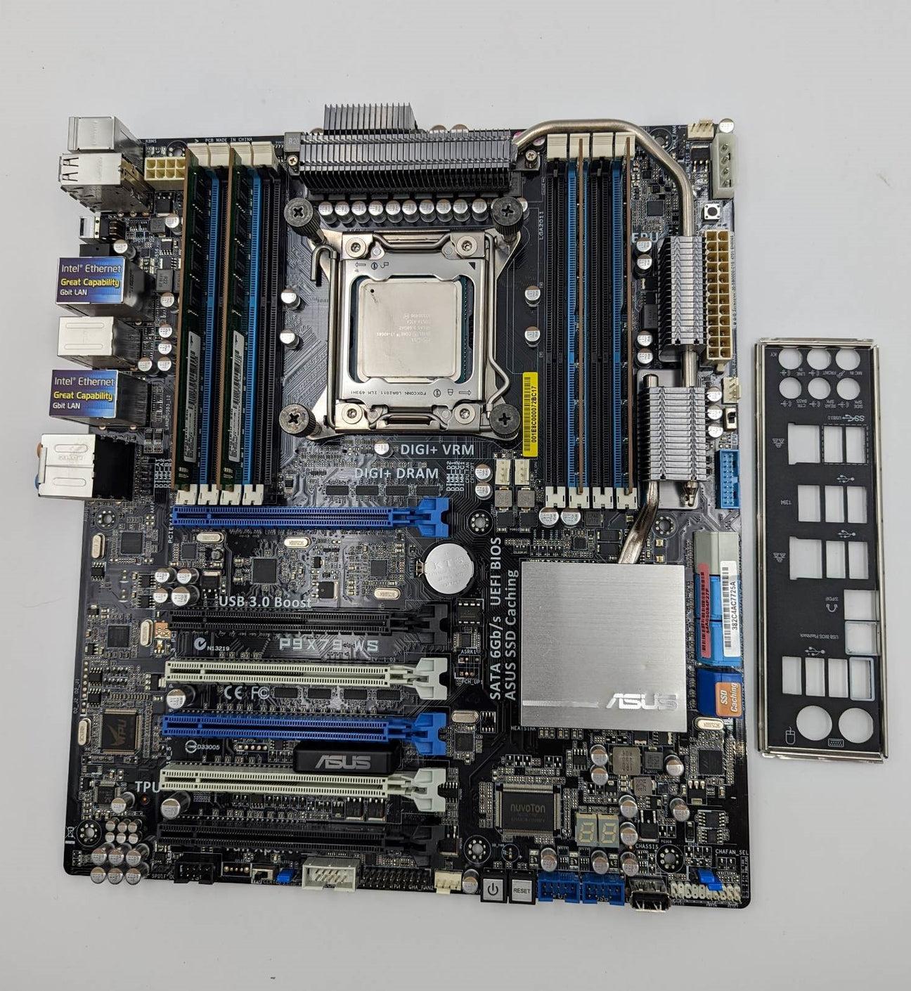 ASUS x79 Motherboard kit w/ i7-4960x, 32gb ram, and 240mm AIO