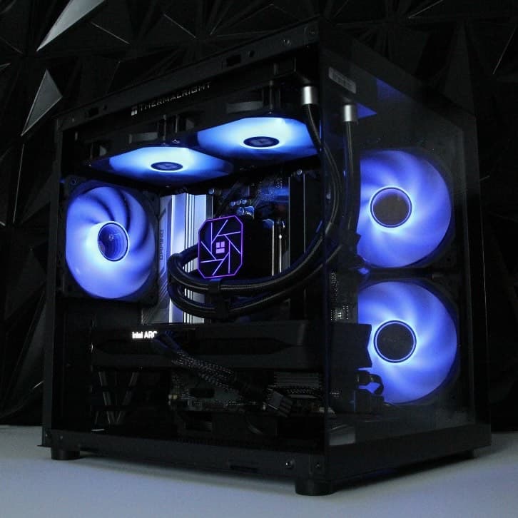ALL NEW PARTS RYZEN 5 7600X INTEL ARC B580 CLEAN RGB GAMING PC