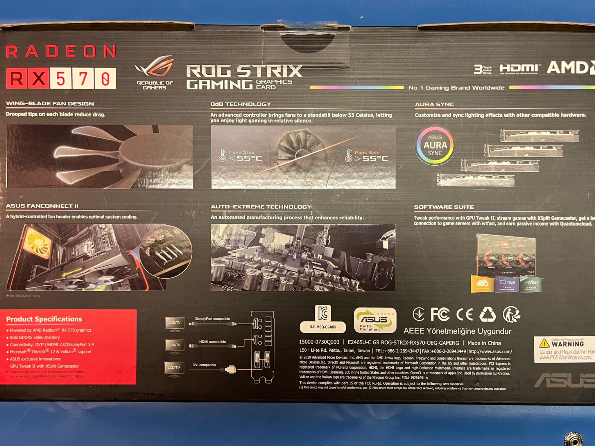 Asus ROG Strix Radeon RX 570 8GB