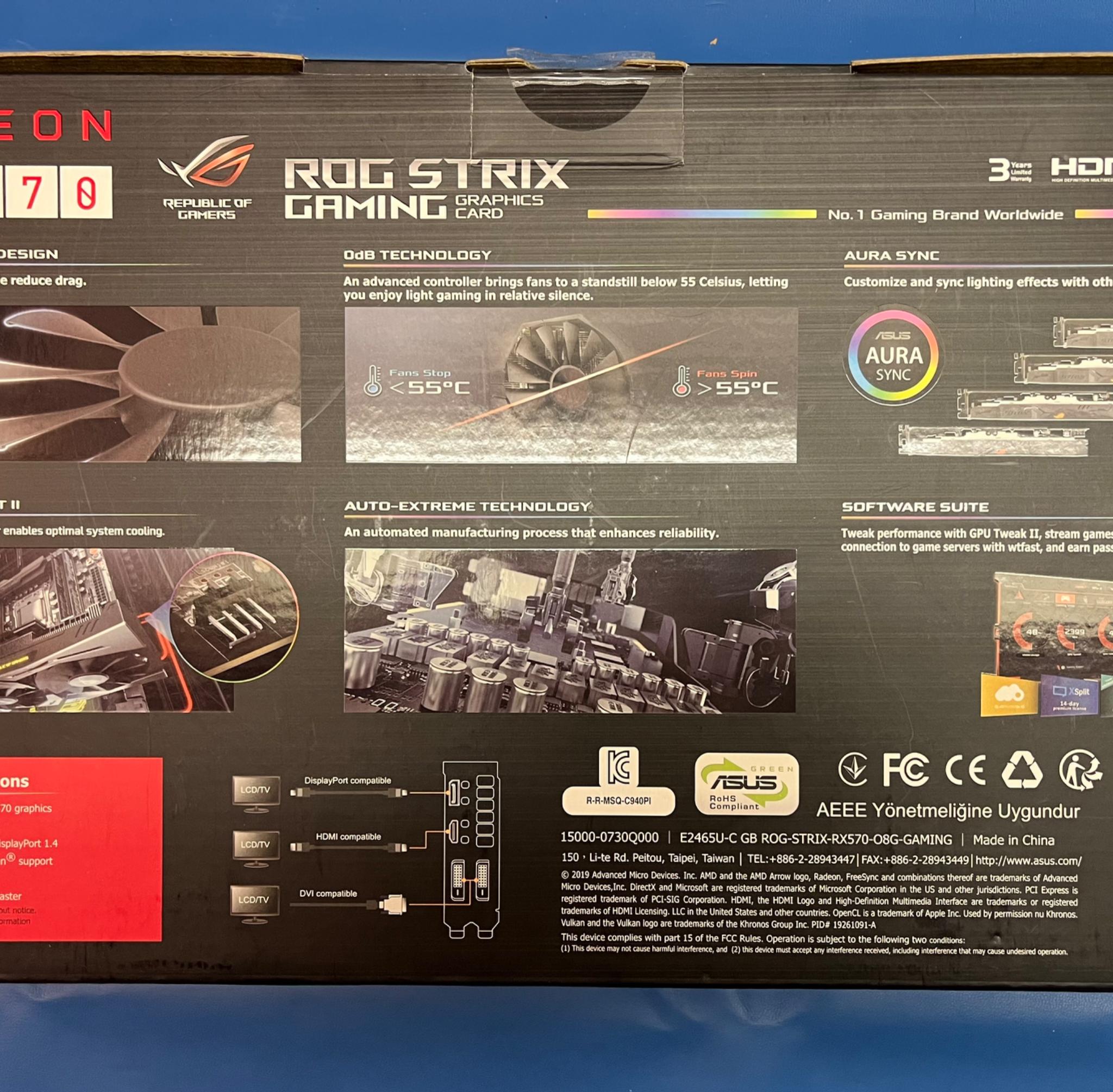Asus ROG Strix Radeon RX 570 8GB