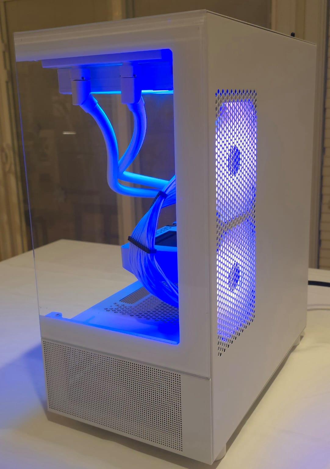 Custom White ARGB Gaming PC – Sleek, Powerful, and Ready to Go